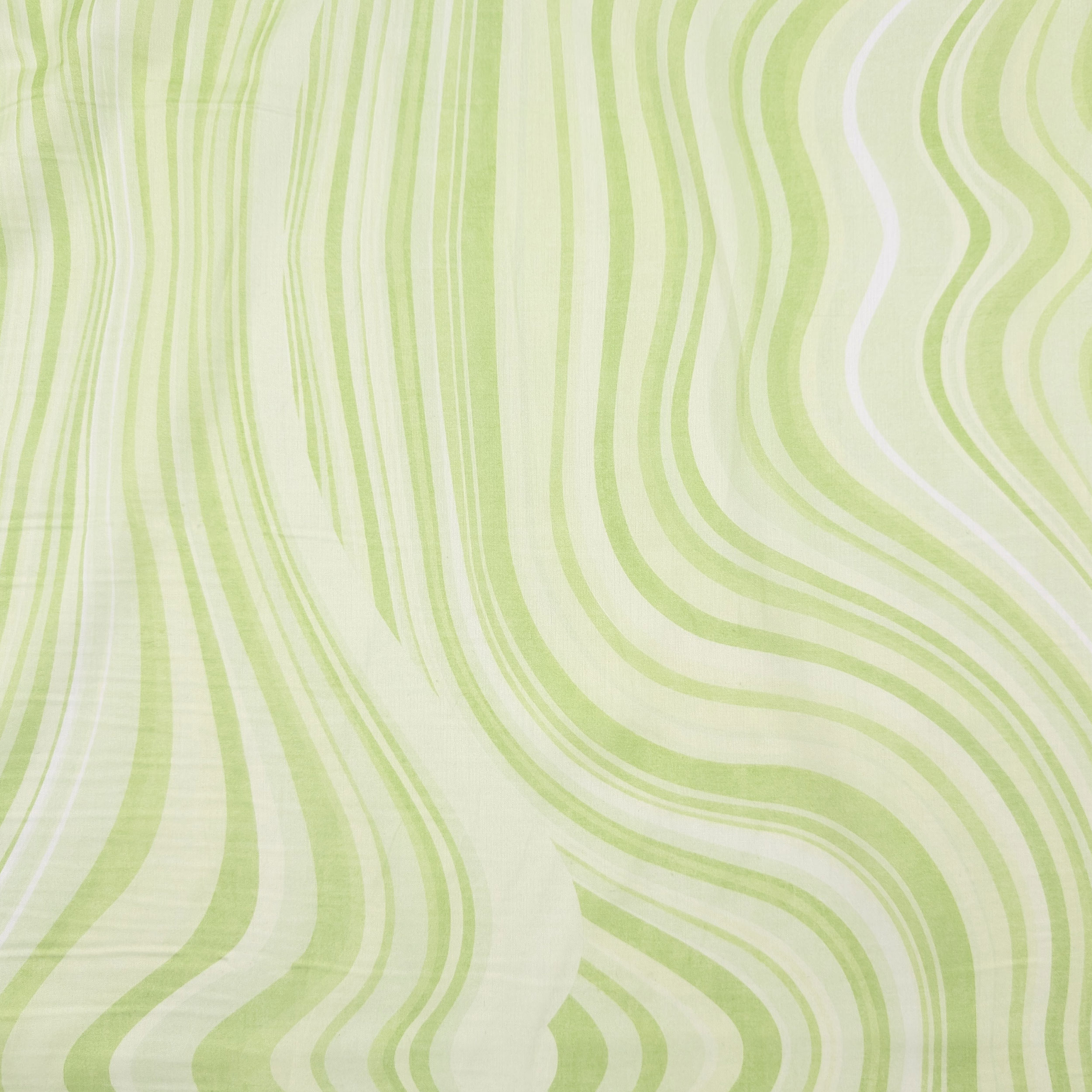 Mussola in Cotone Optical Verde Image