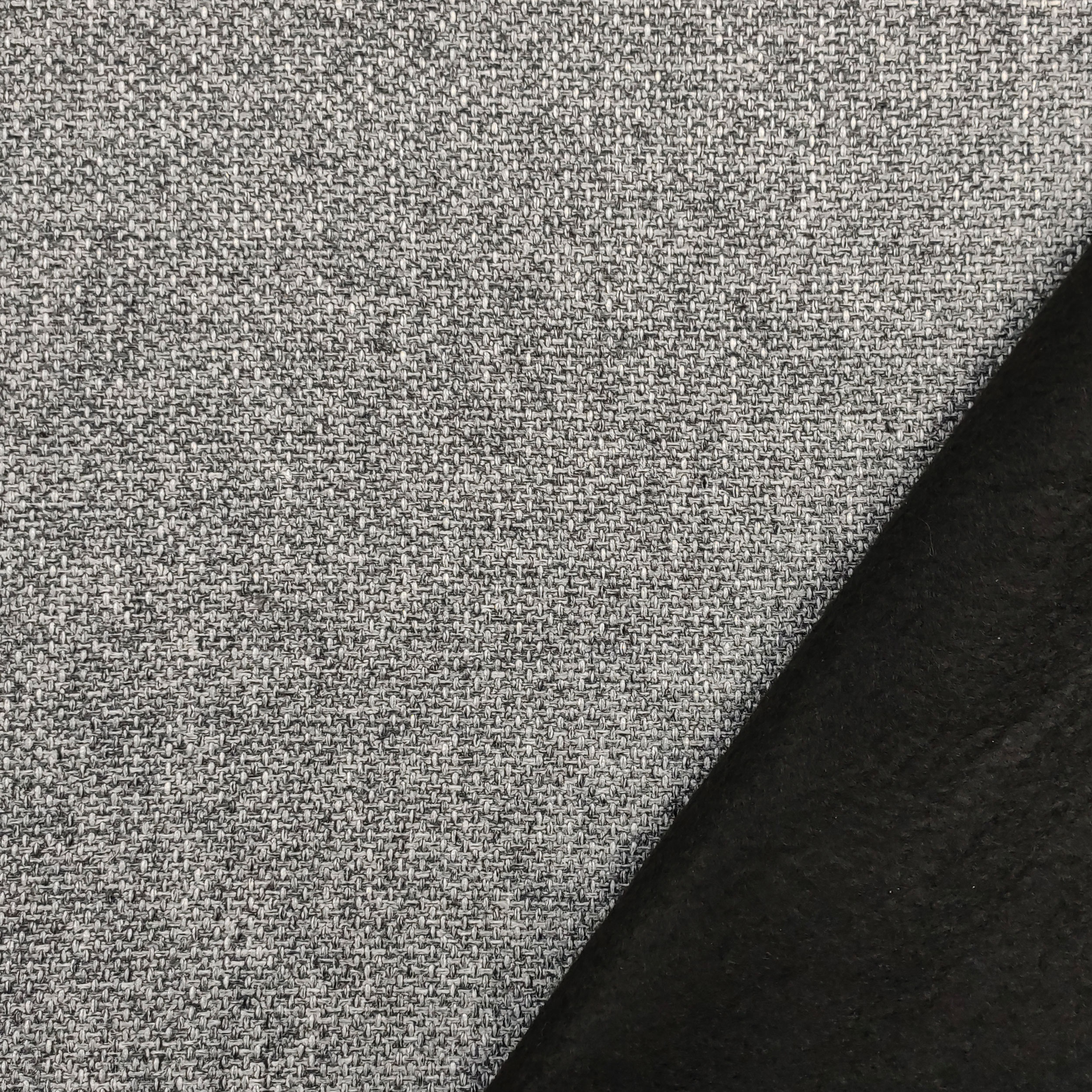 Tessuto Arredo Trama Melange Grigio Image