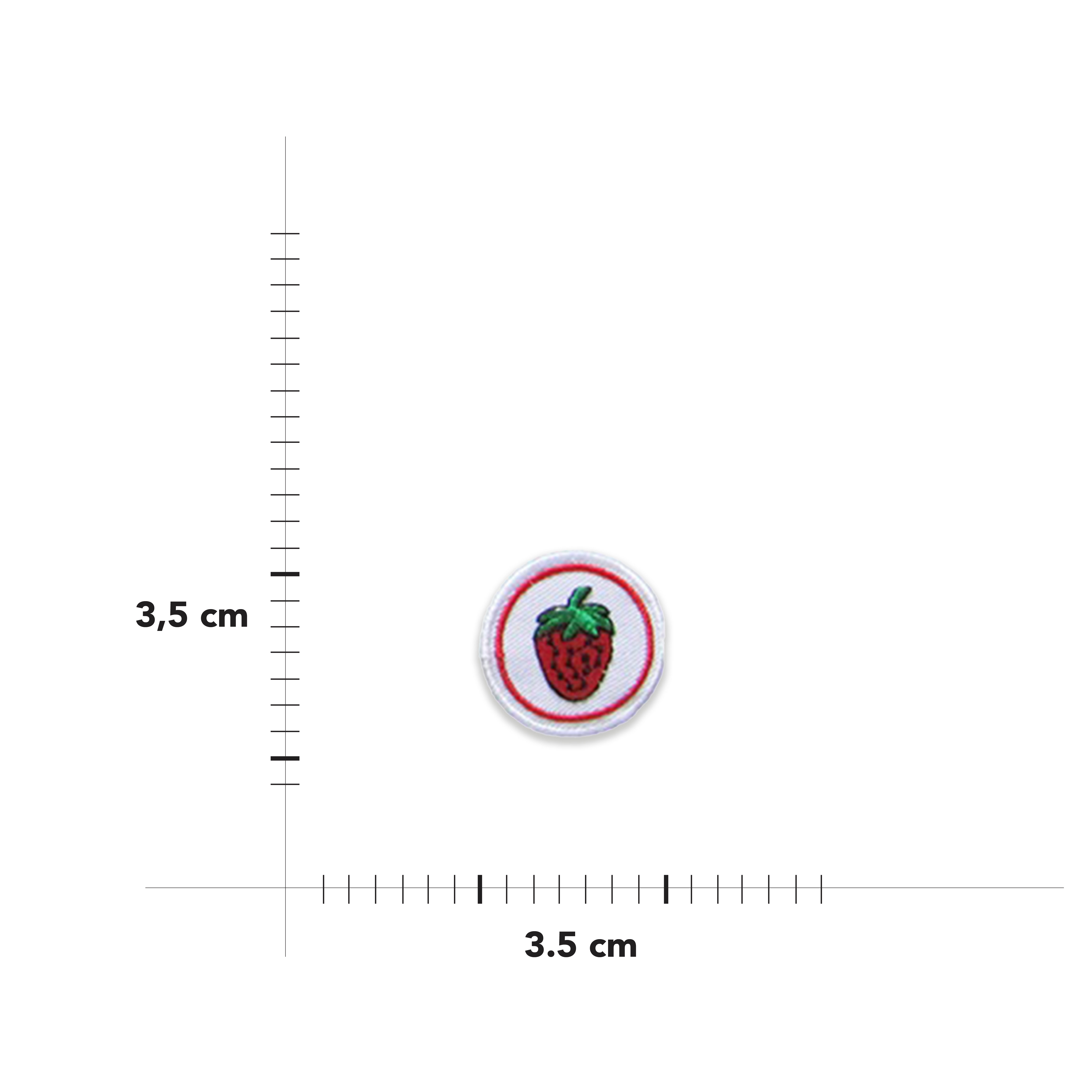 Applicazione Termoadesiva Rotonda Fantasia Image