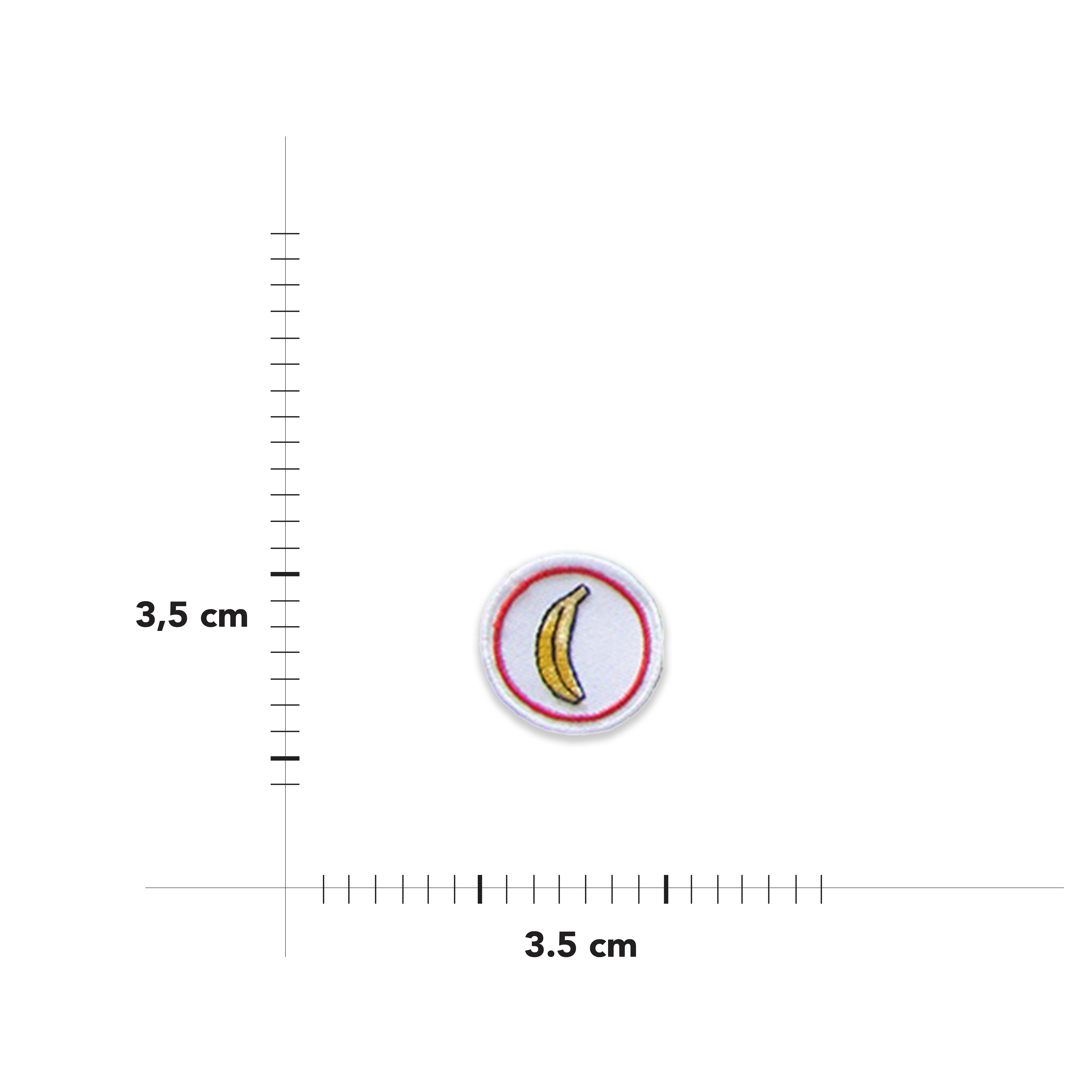Applicazione Termoadesiva Rotonda Fantasia Image