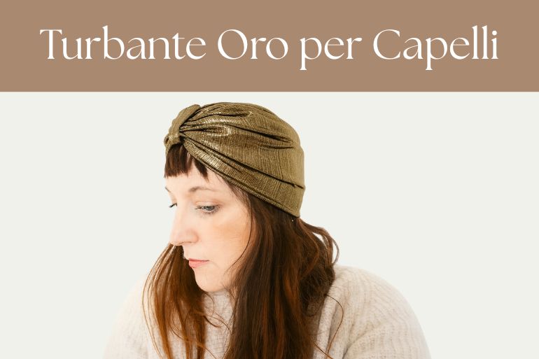 Tutorial Turbante Oro | Come Cucire una Fascia per Capelli