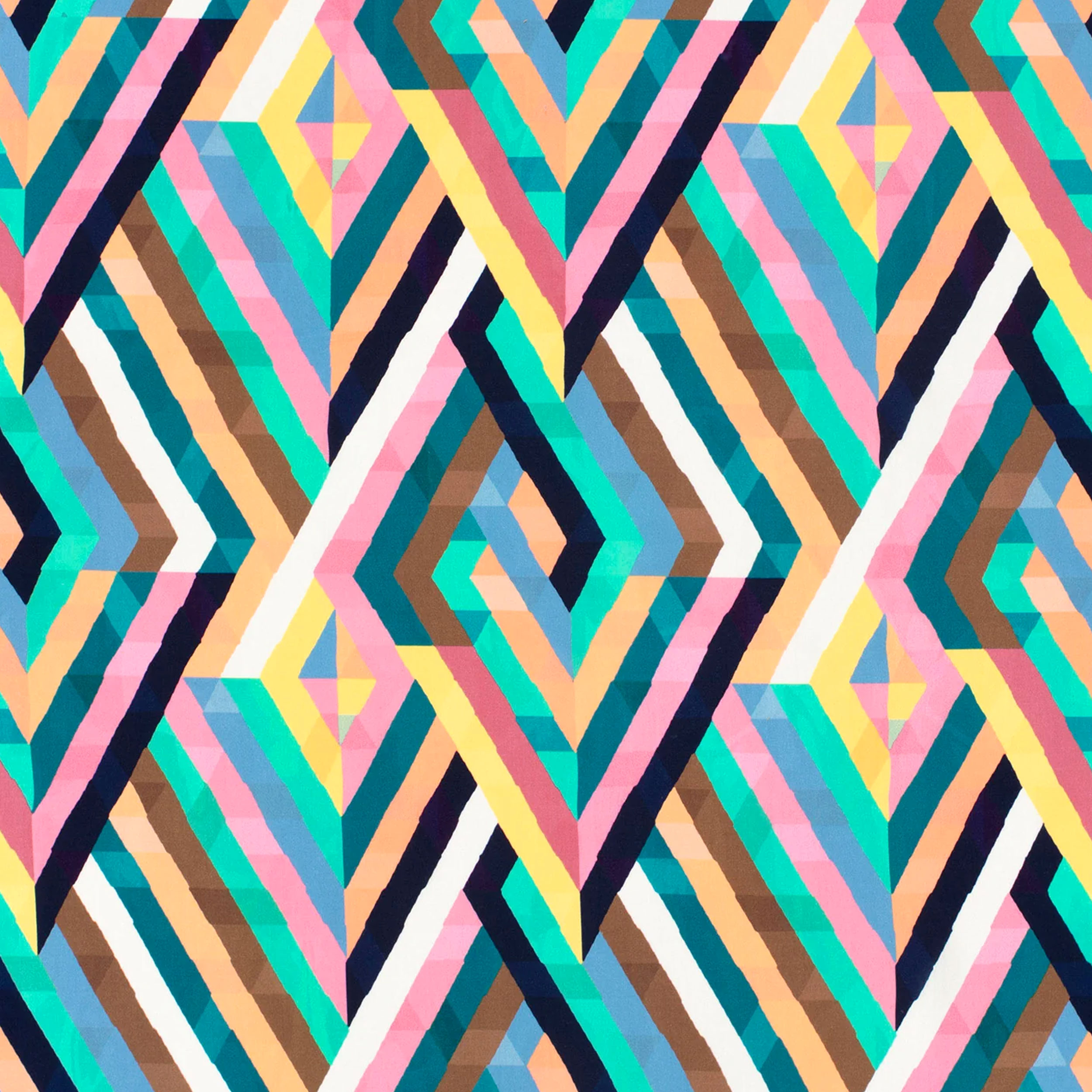 Viscosa Fantasia Geometrica Multicolor