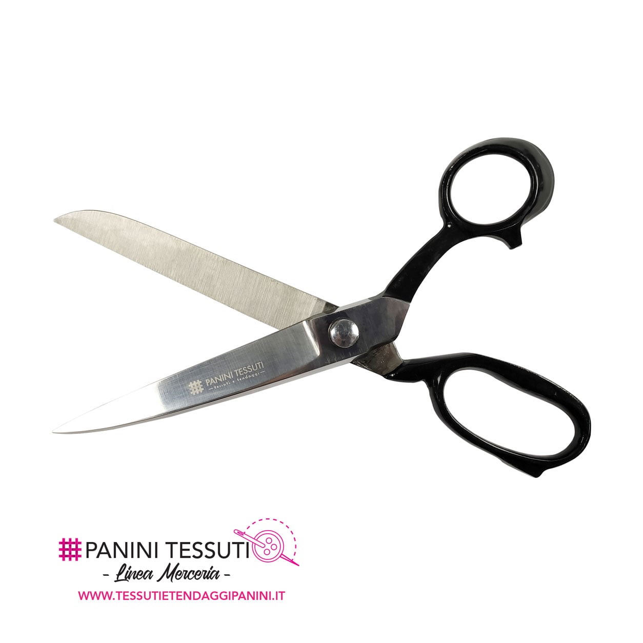 Forbici Professionali 25cm - Lame Seghettate In Acciaio Cr-V Per Taglio Stoffa, Cartone E Moquette - Foto 5