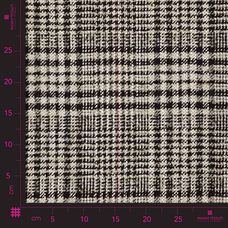 Tessuto per Cappotti Tartan Beige