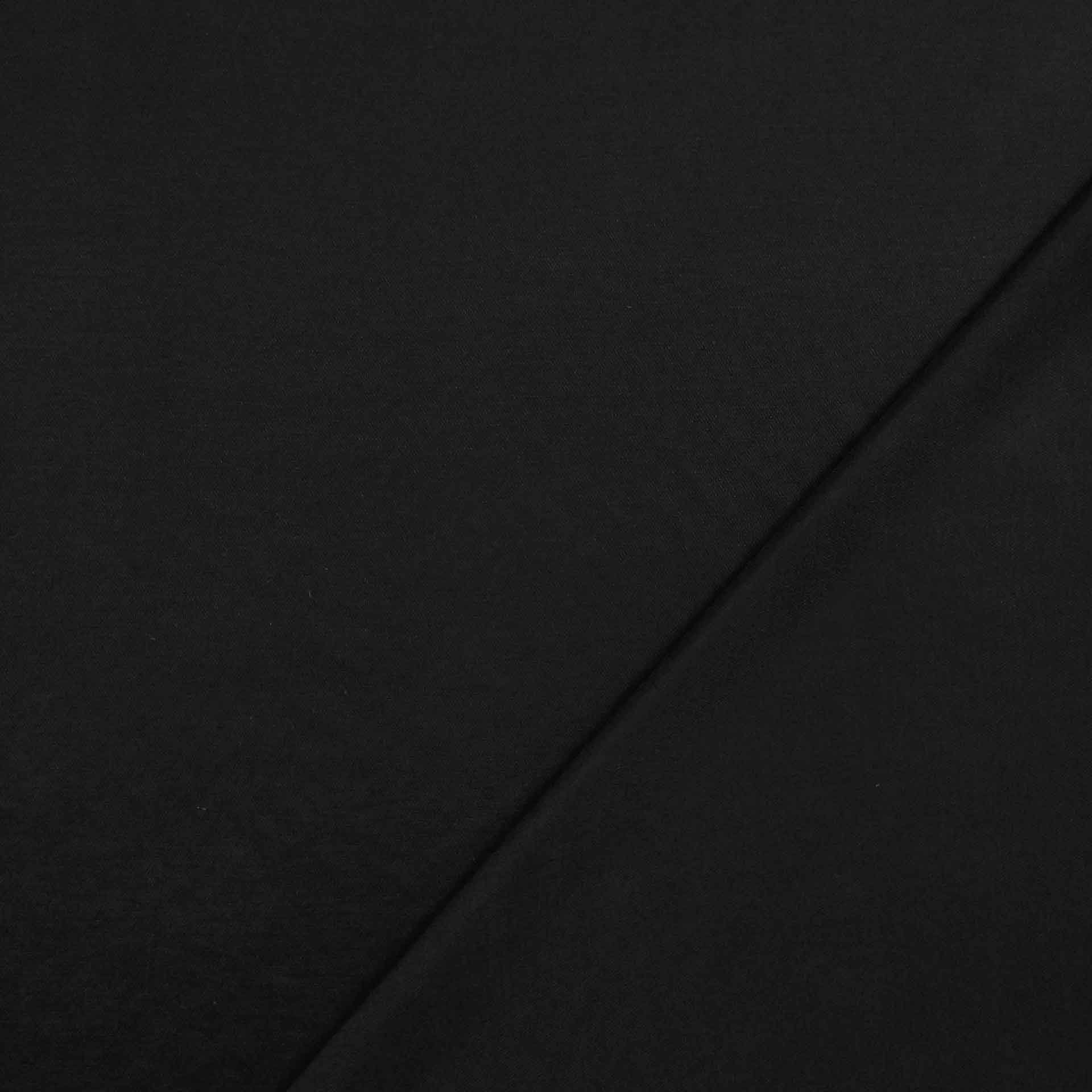 tessuto jersey di viscosa linen nero