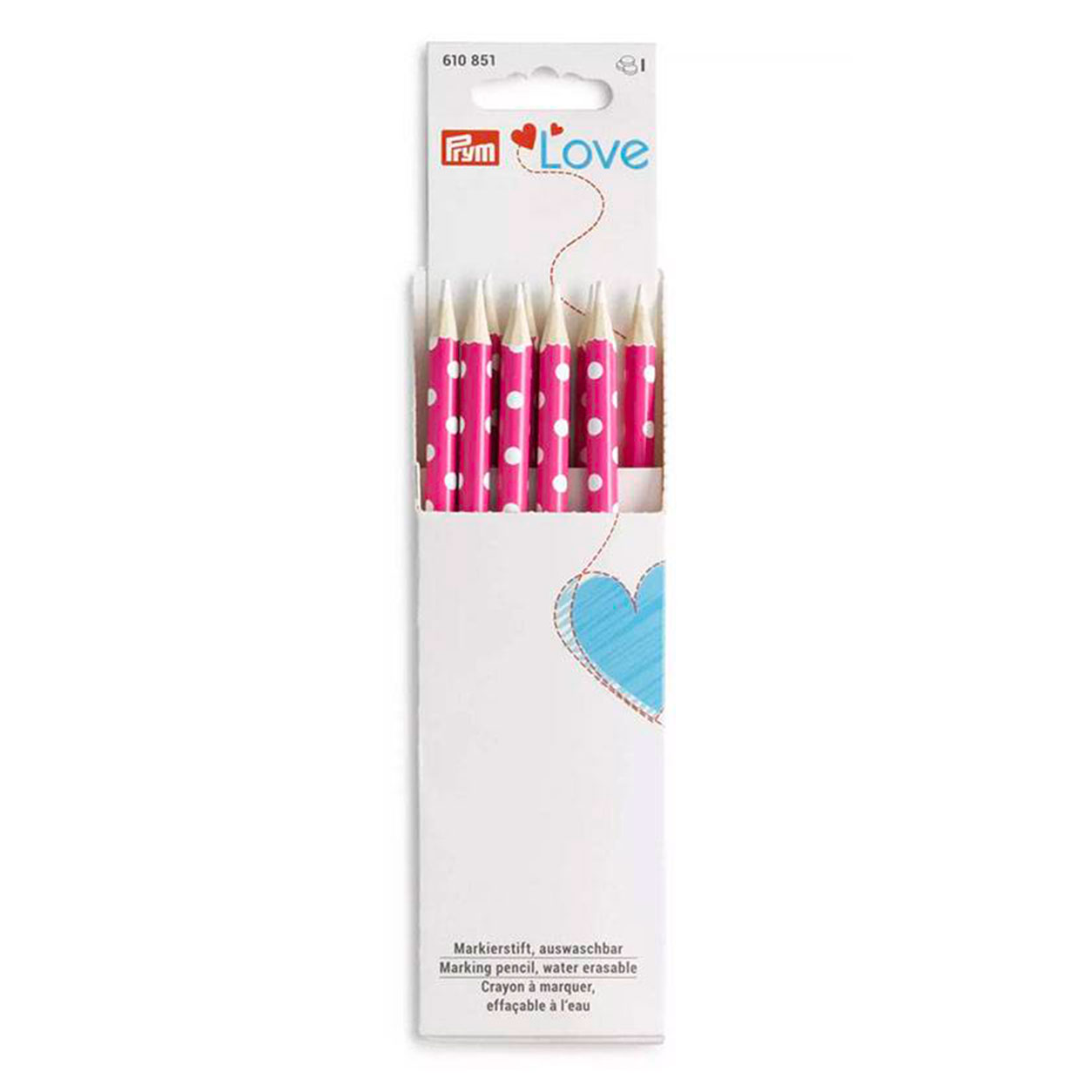 Matita per Marcare Bianca Prym Love Rosa Image