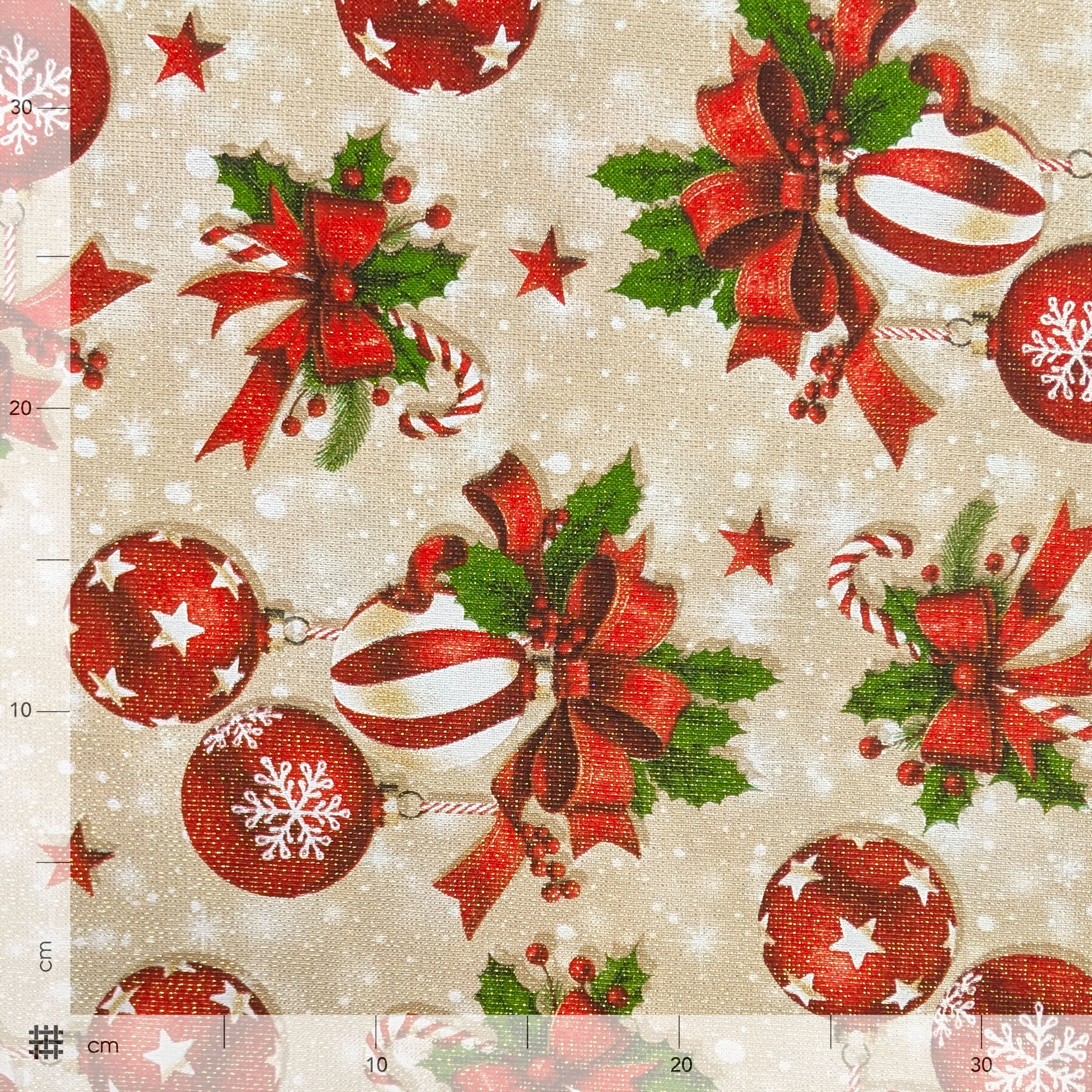 Panama Lurex Palline di Natale Image