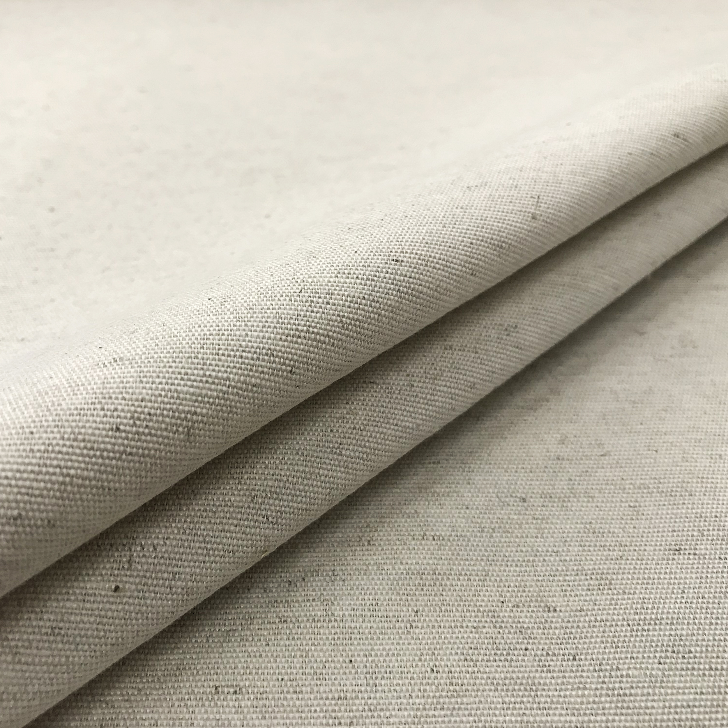 Tessuto Misto Cotone Per Arredo A Fantasia Motivo Melange Nocciola - Foto 9