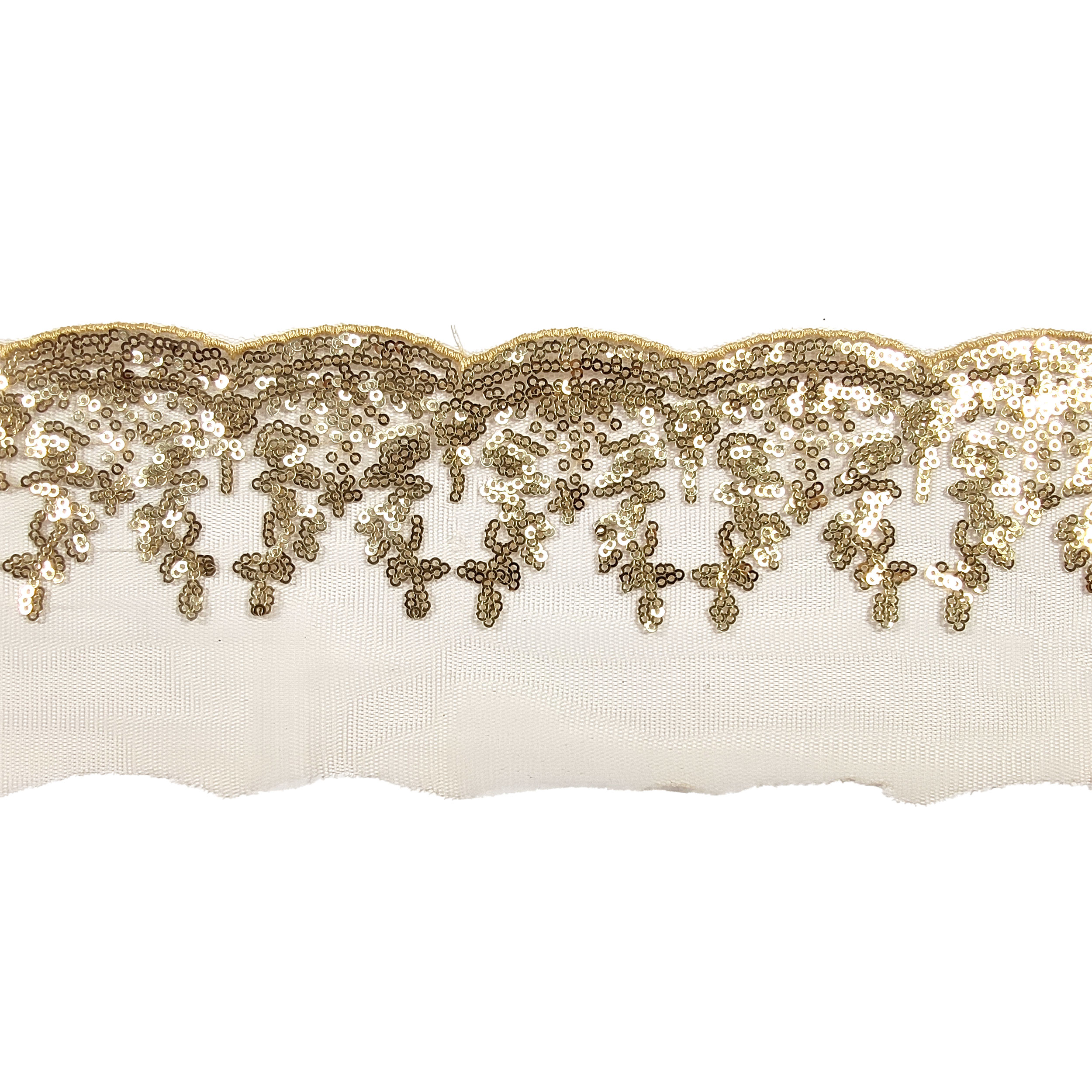 Passamaneria Tulle con Paillettes  1
