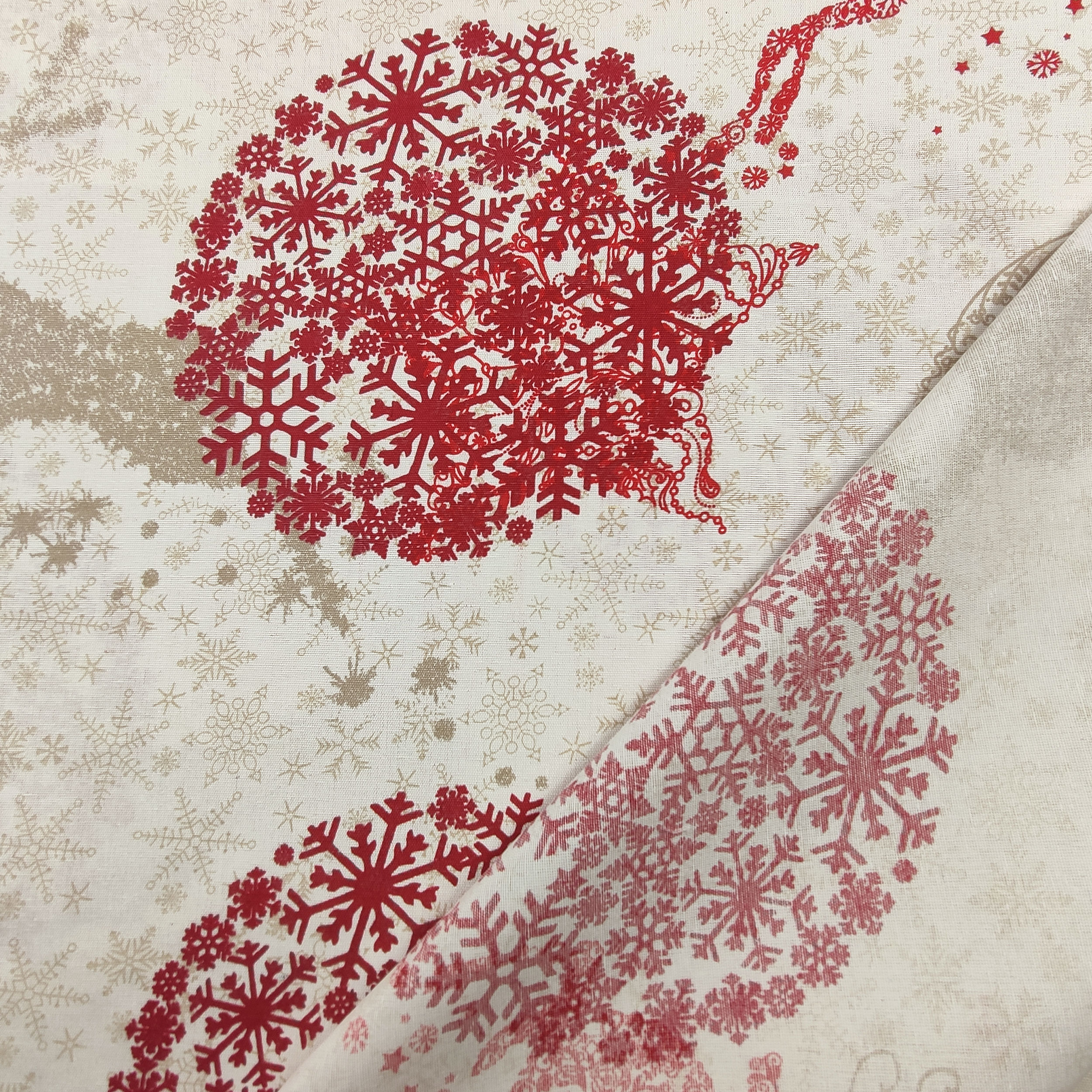 cotone misto decorazioni natalizie