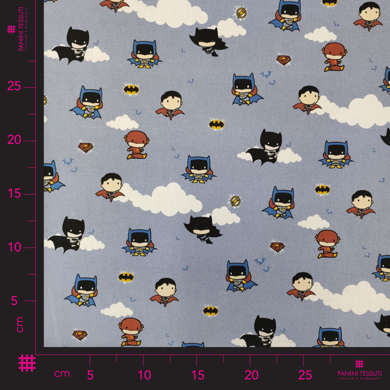 Cotone tessuto abbigliamento baby justice league (1)