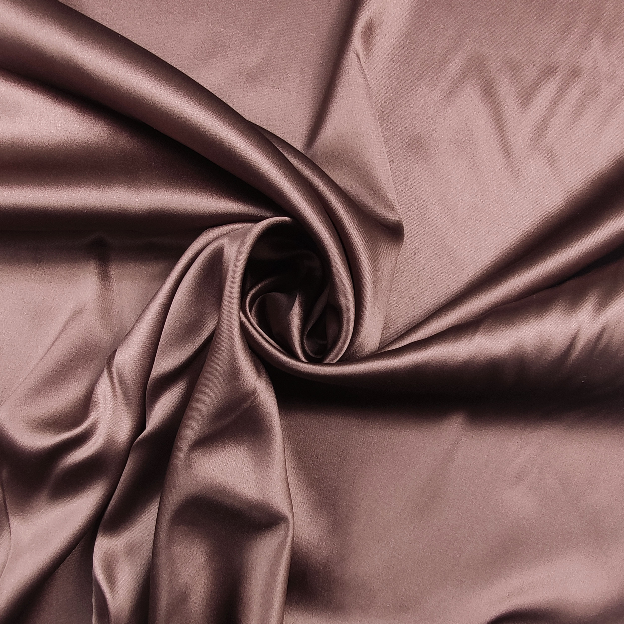 Tessuto Raso di Seta Elasticizzato Rosa Antico