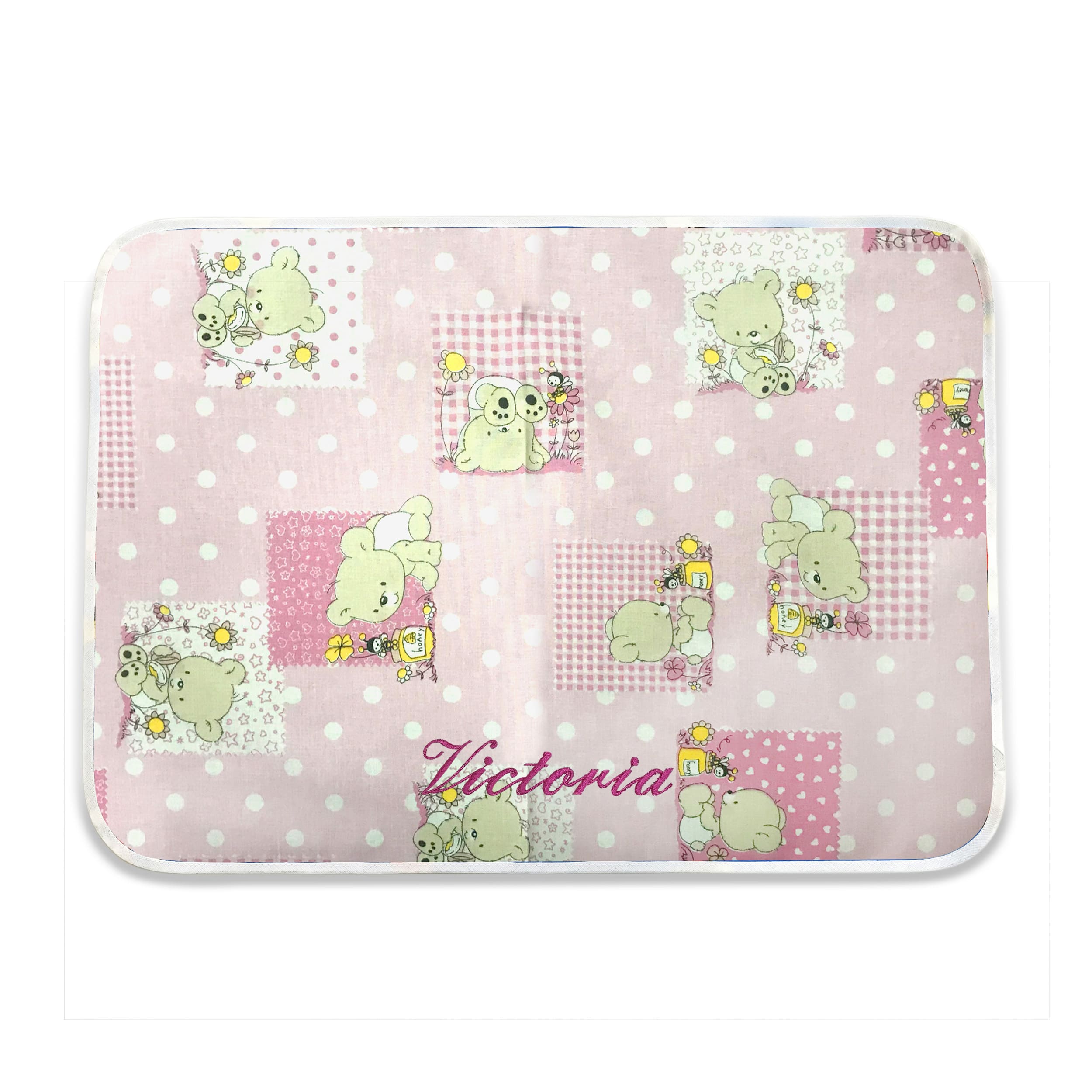 Tovaglietta Orsetti e Api Rosa Image