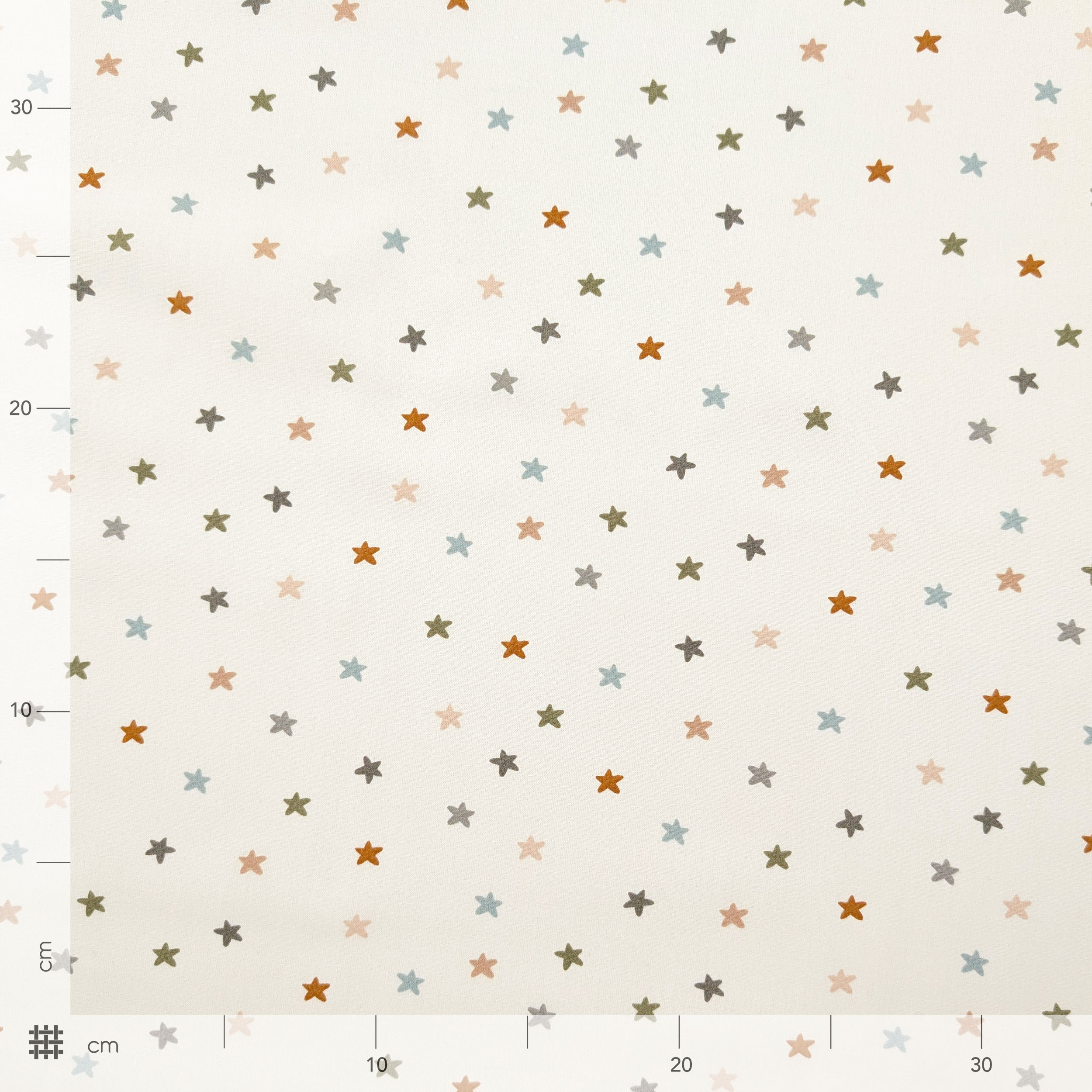 Popeline Cotone Stelline Image