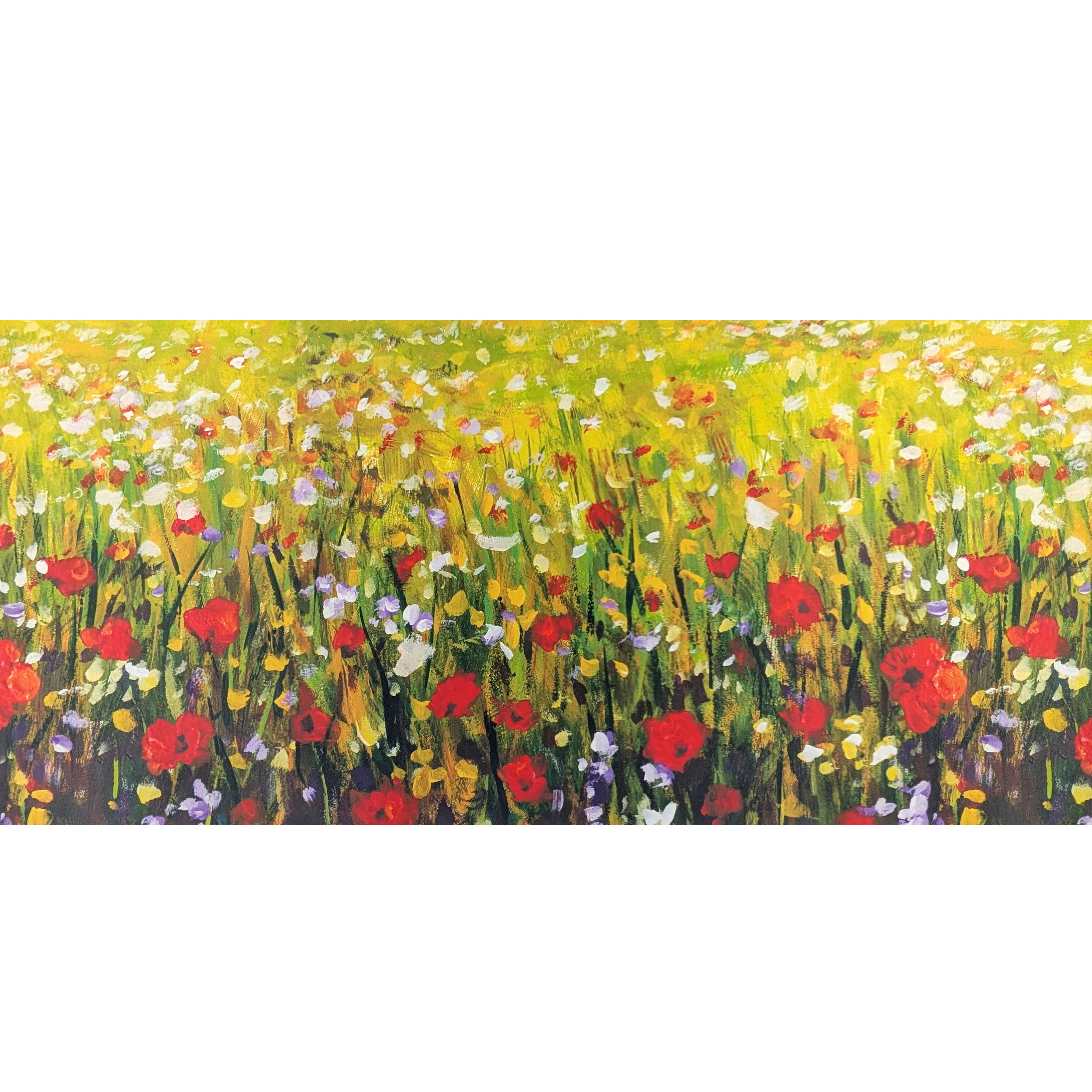 Passatoia da Cucina con Fiori di Campo Dipinti Image