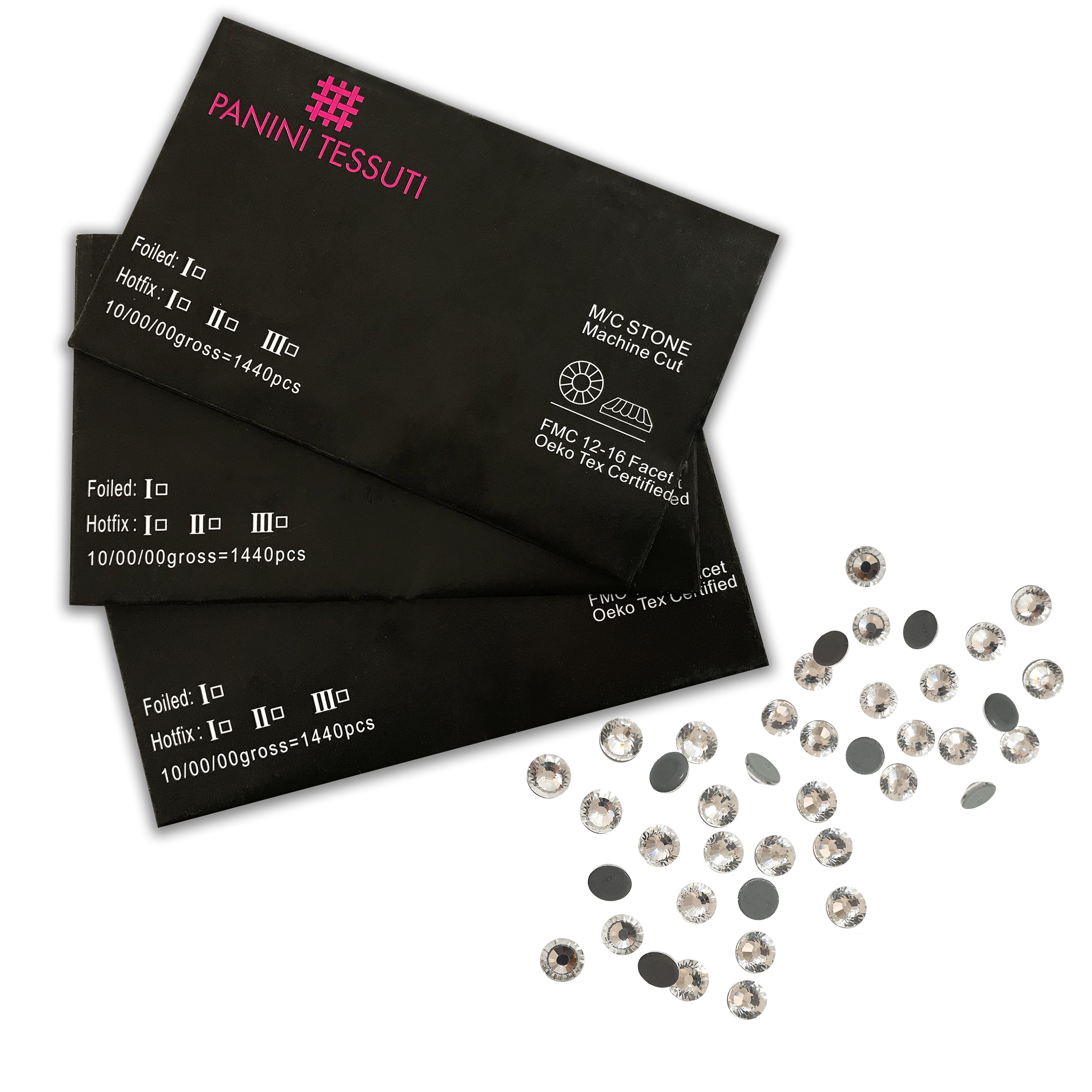 STRASS MC stone collection 1440pz SS20 5mm ARGENTO STRASS MC stone collection 1440pz SS20 5mm ARGENTO