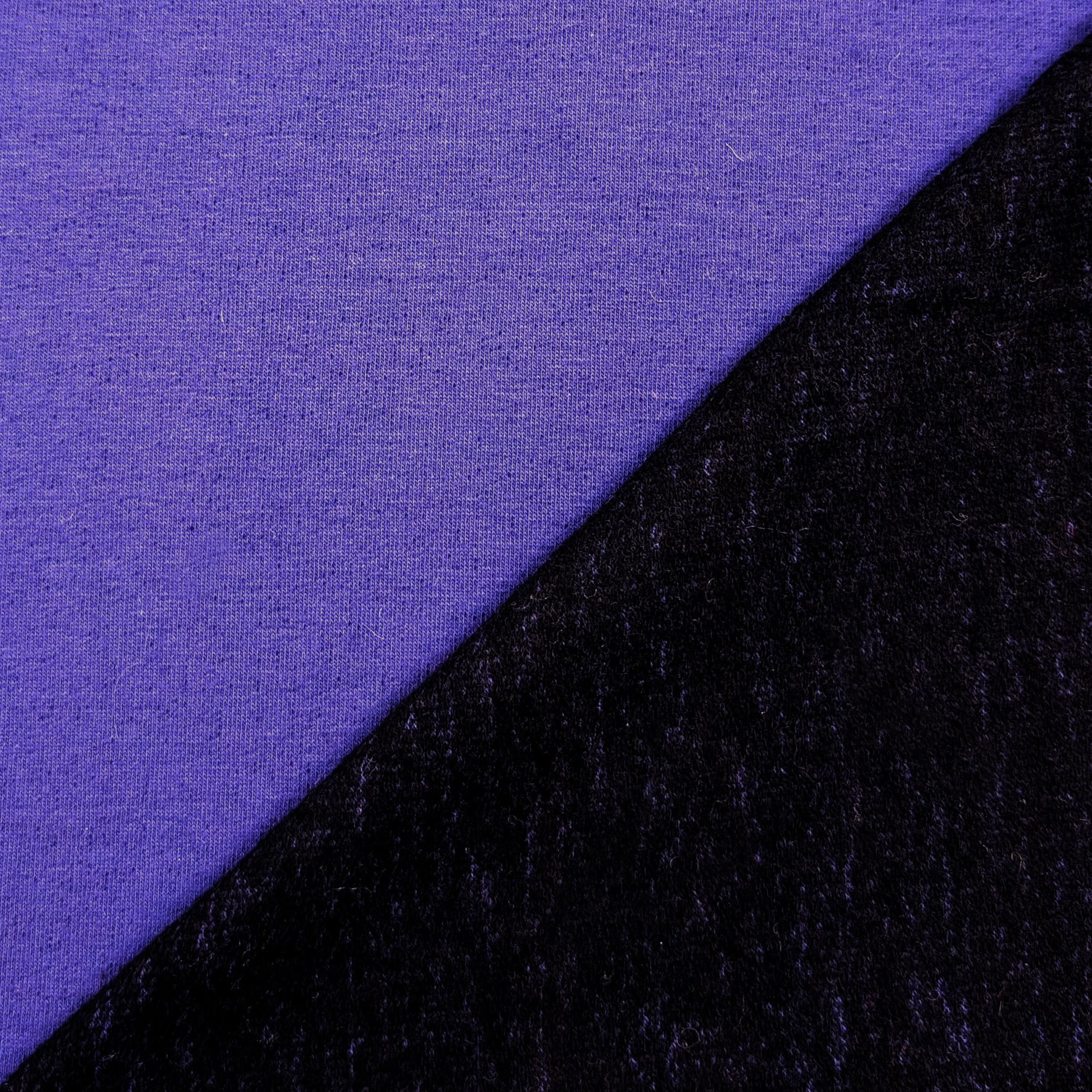 Felpa Double Side Nero e Viola Image