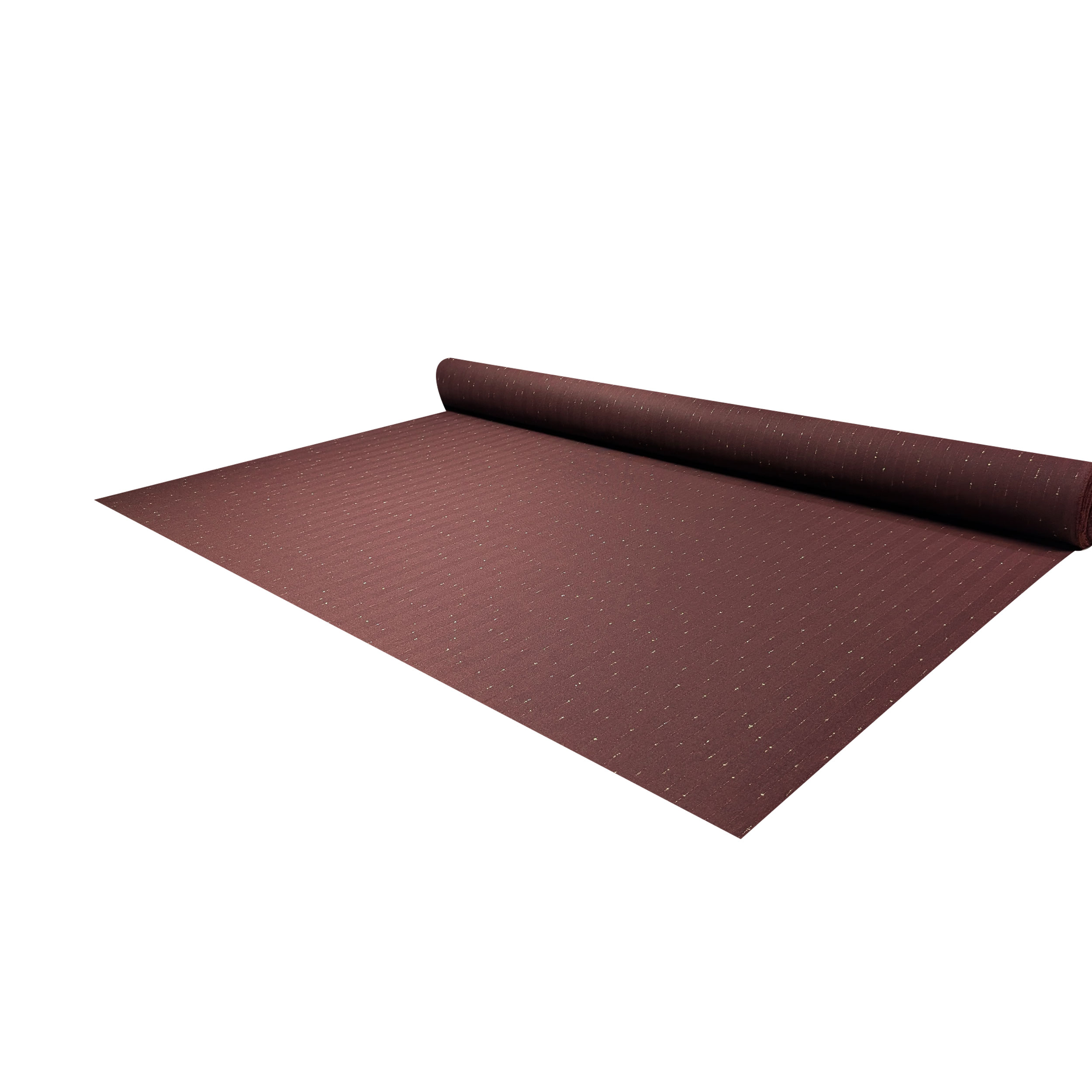 Tessuto Gessato Lurex Bordeaux Image