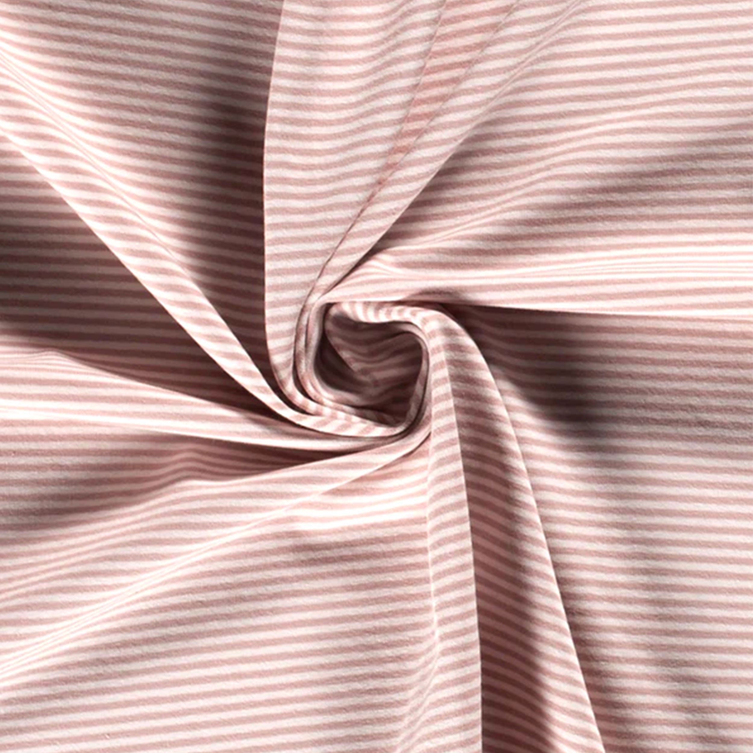 Jersey Cotone Righe Colorate Tinto in Filo Image