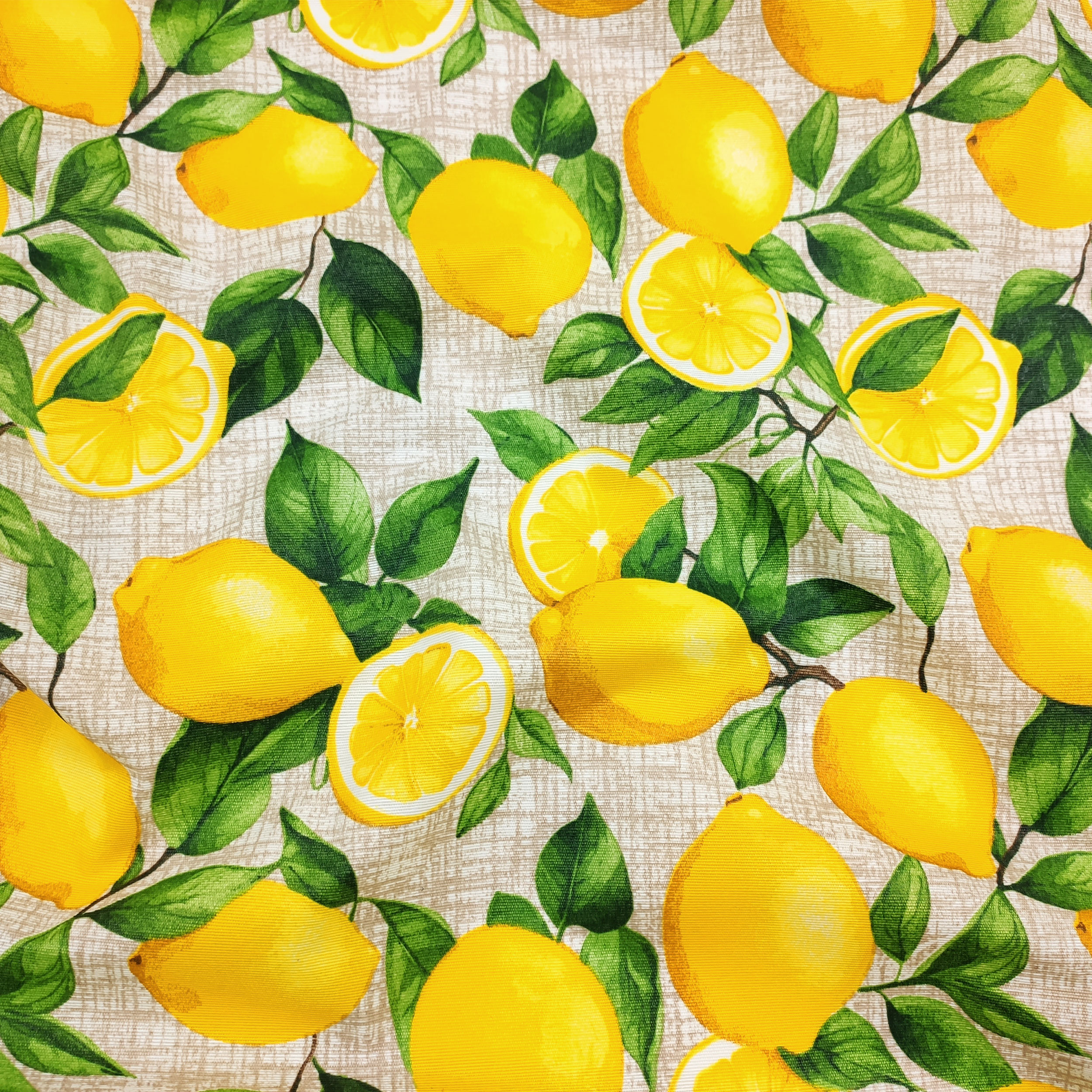 Tessuto per Tovaglia Resinata Limoni