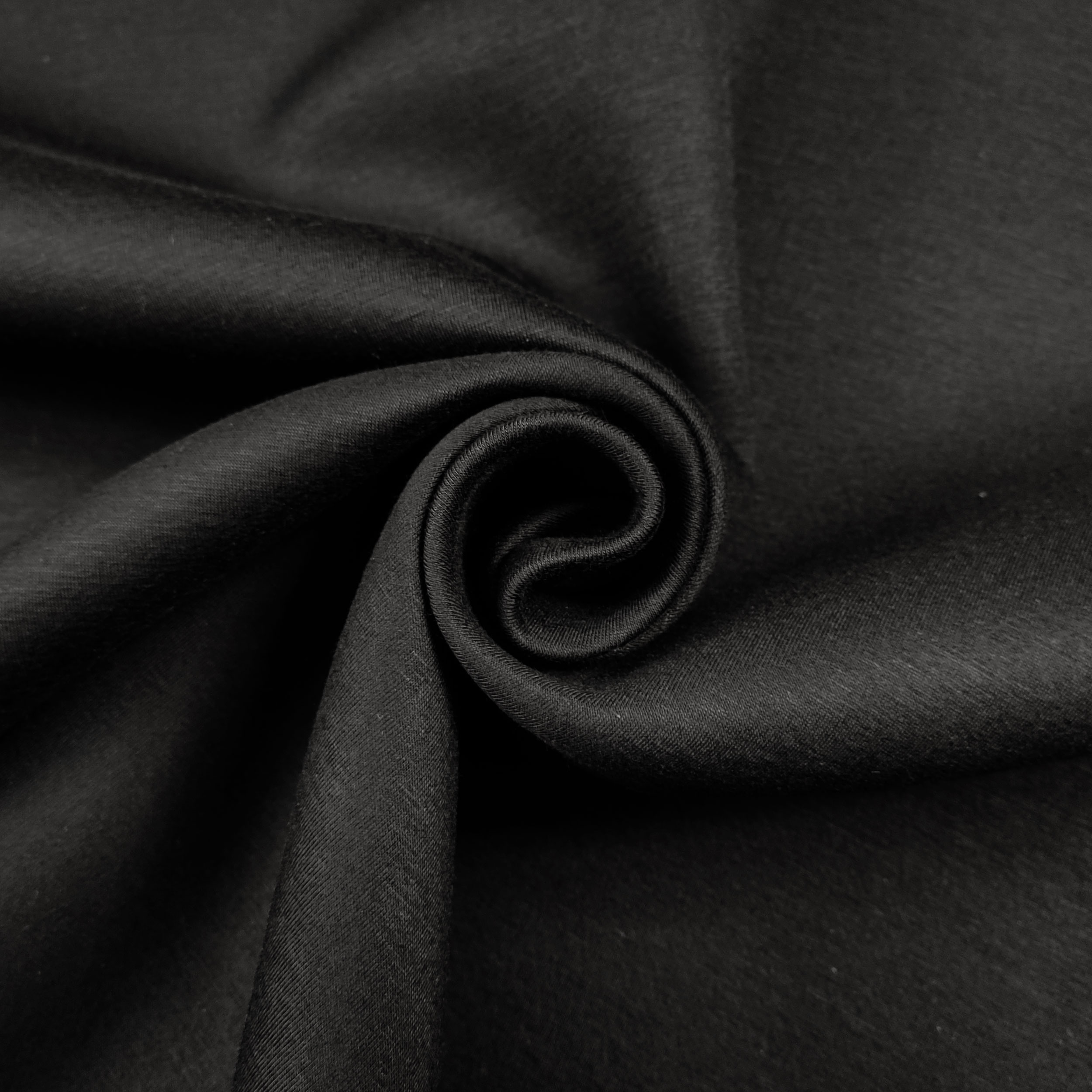 Tessuto Neoprene Bifoderato in Cotone Nero/Bianco