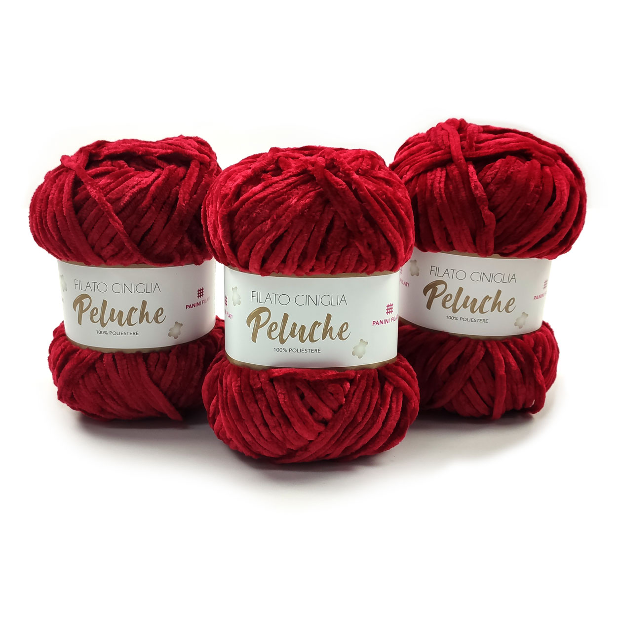 gomitoli-filato-ciniglia-peluche-rosso