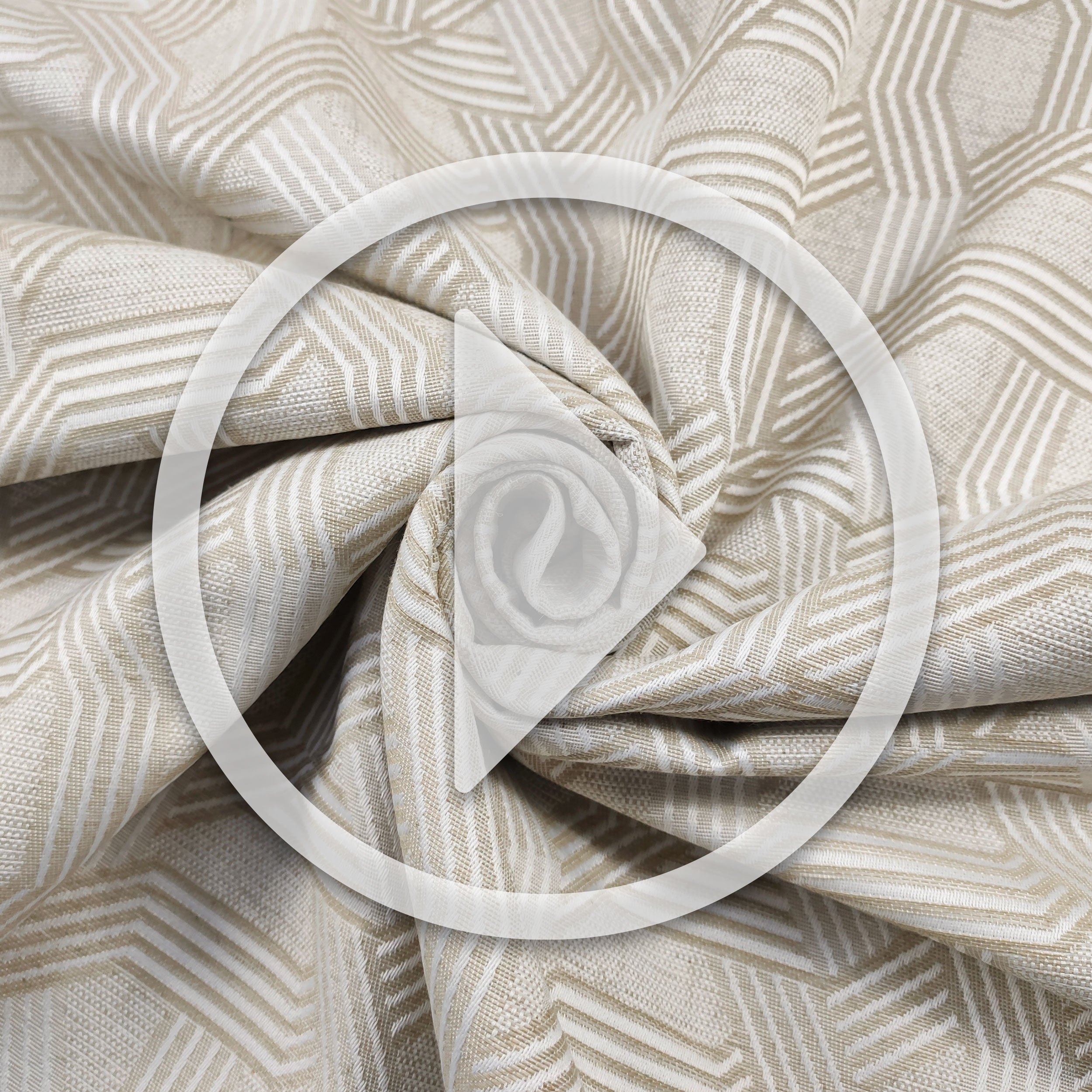 Tessuto Jacquard Geometria Toni Beige Image