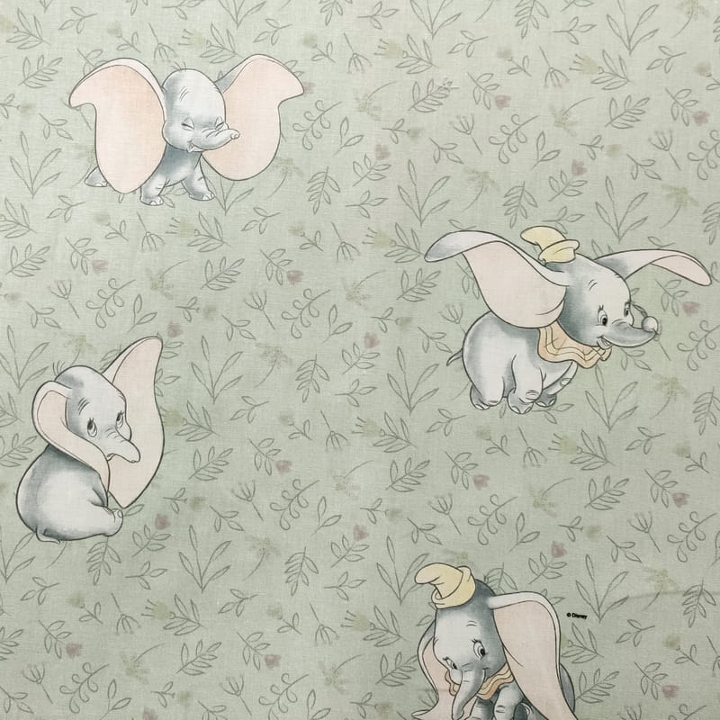 Tessuto Cotone Disney Dumbo