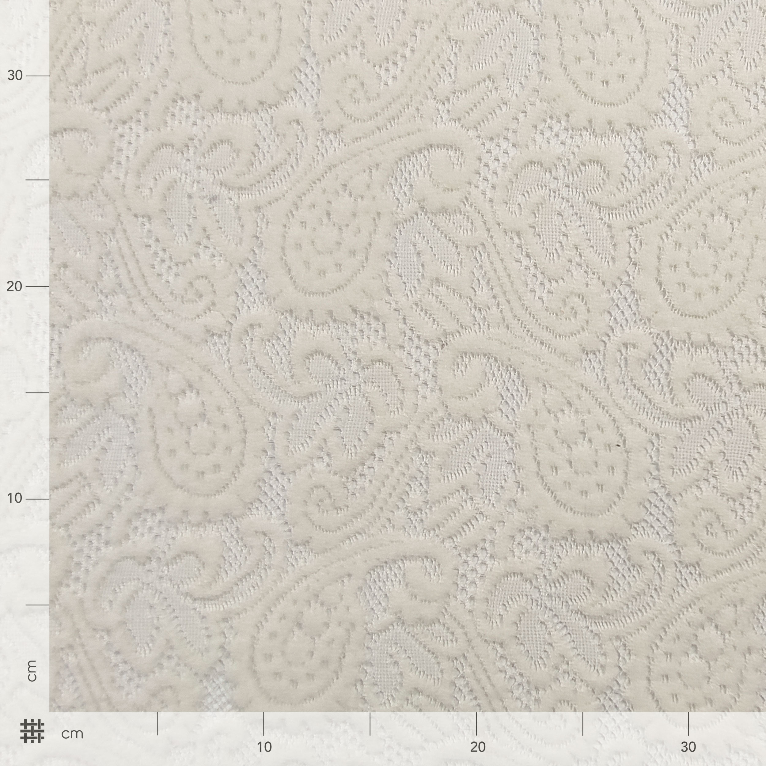 Pizzo Misto Lana Bianco