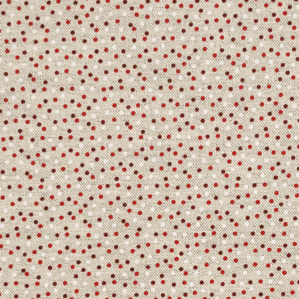 Tovaglia Resinata Pois Piccoli Rossi Bianchi e Bordeaux Image