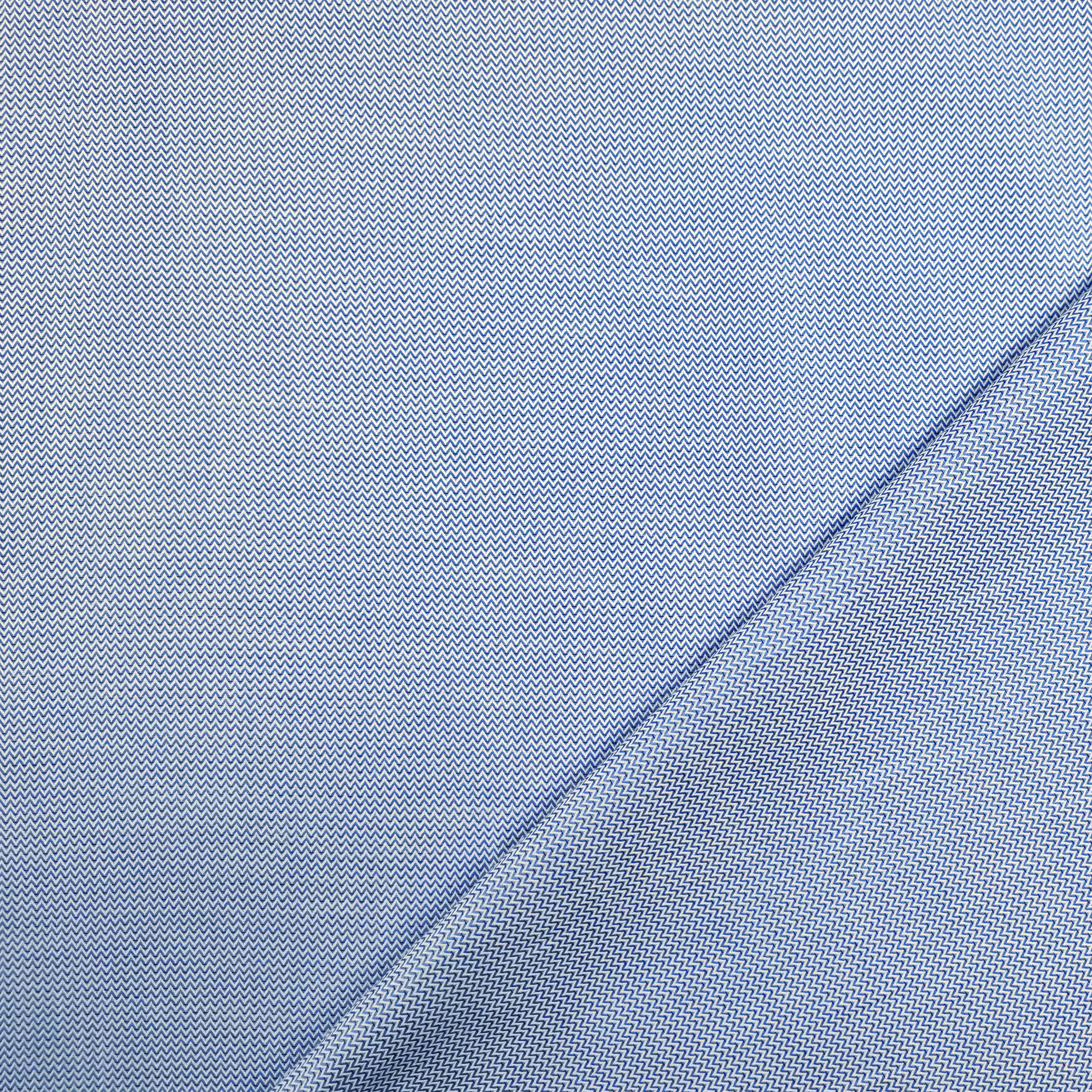 Cotone Oxford da Camiceria Azzurro