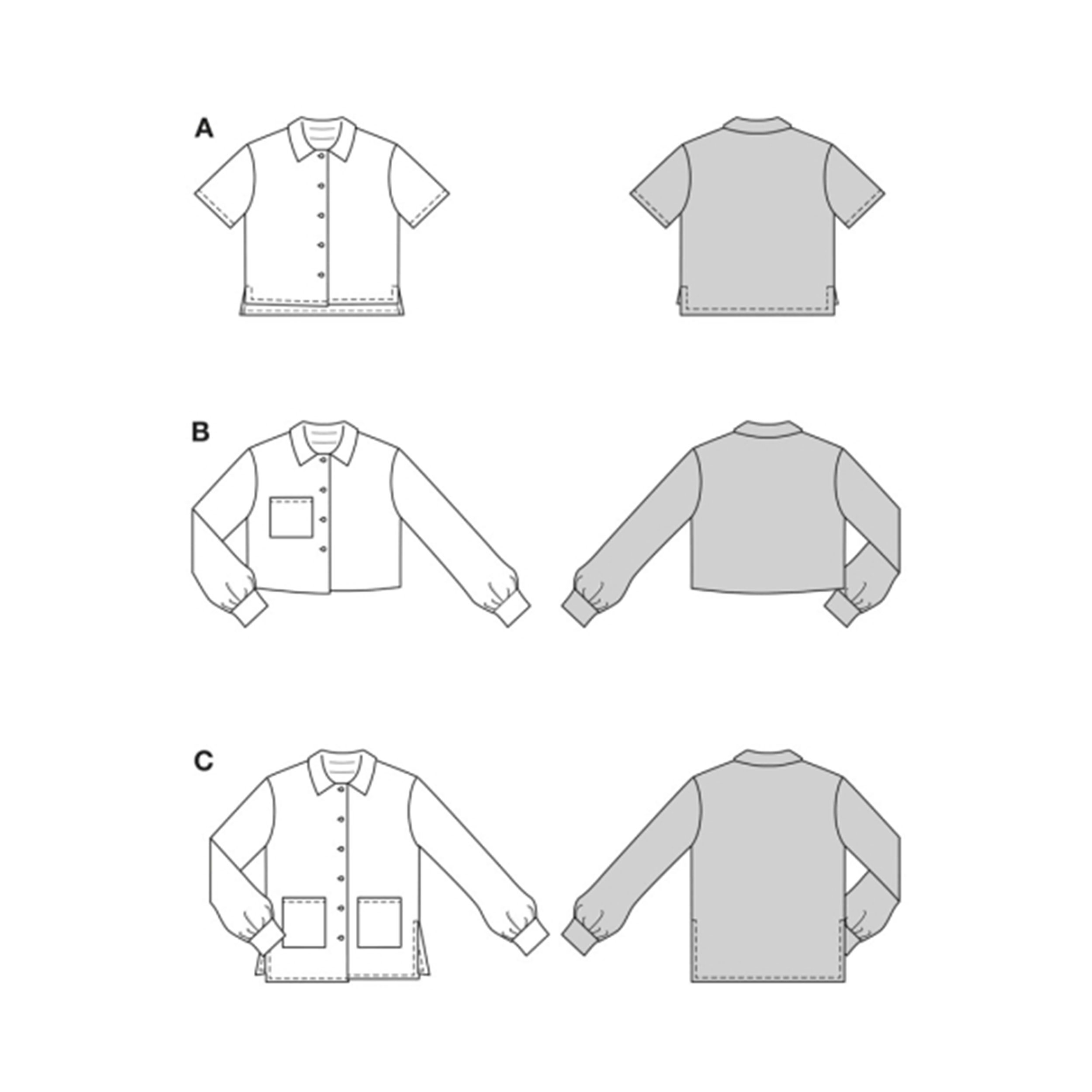 Cartamodello Burda Super Easy Blusa Image