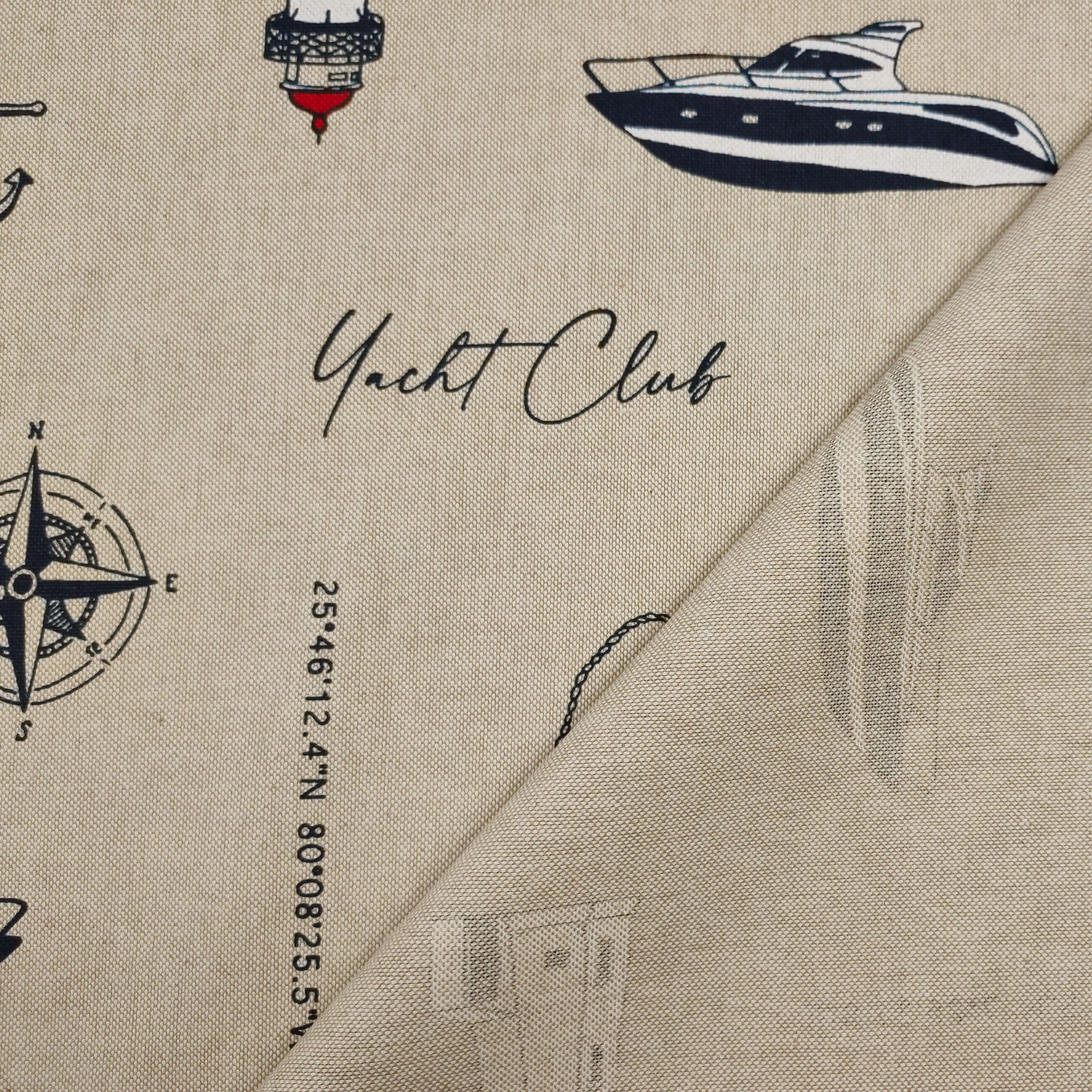 Tessuto Panama Fantasia Yacht Club