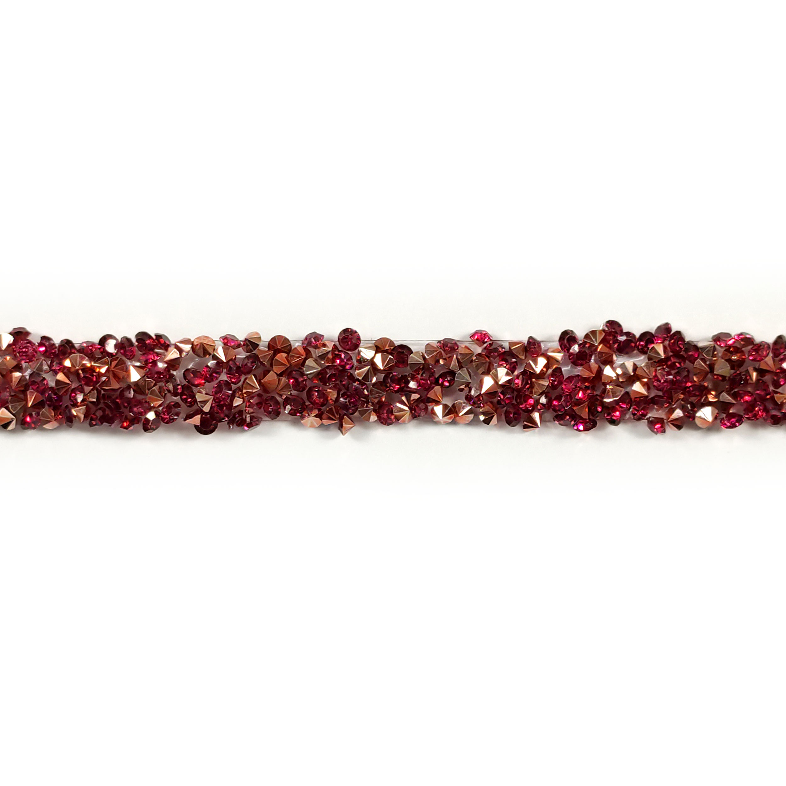 Passamaneria Perle e Strass tipo Swarovski Termoadesiva Image