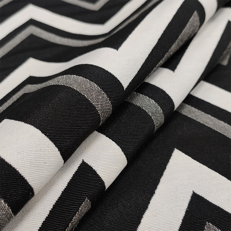 Tessuti arredo misto cotone zig zag
