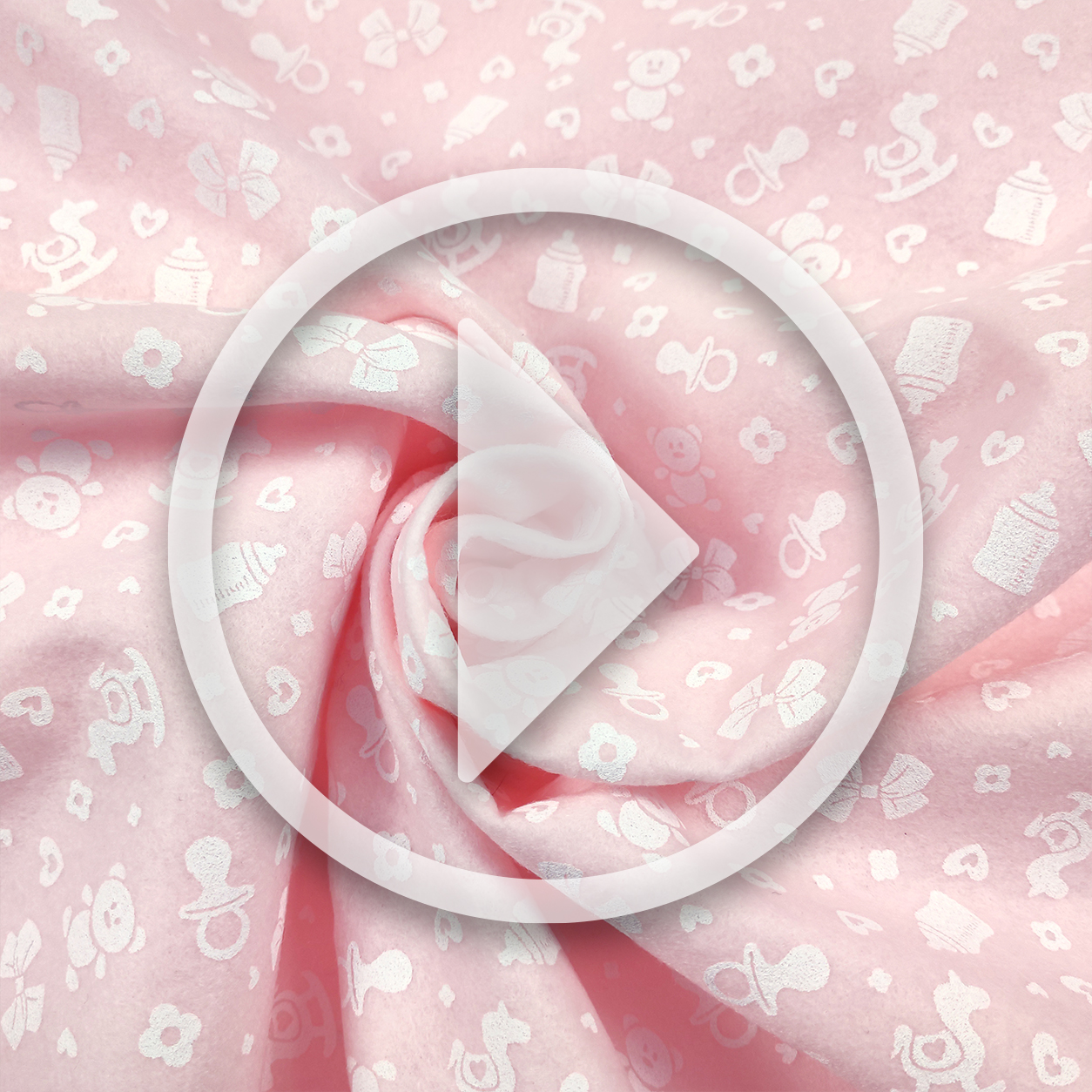 Pannolenci Sfondo Rosa Giocattoli Bianchi Image