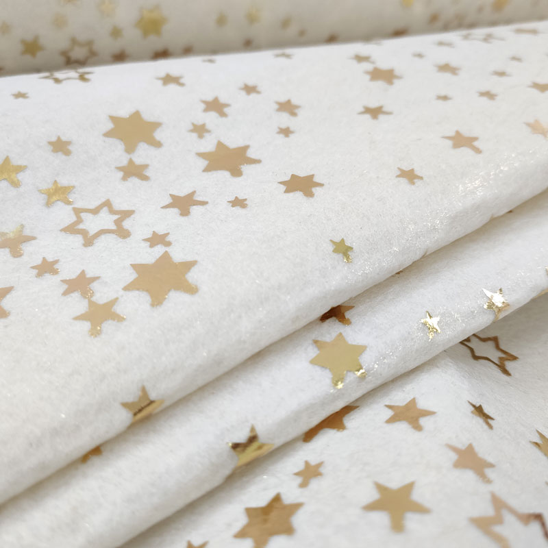 Panno lenci natalizio con stelle