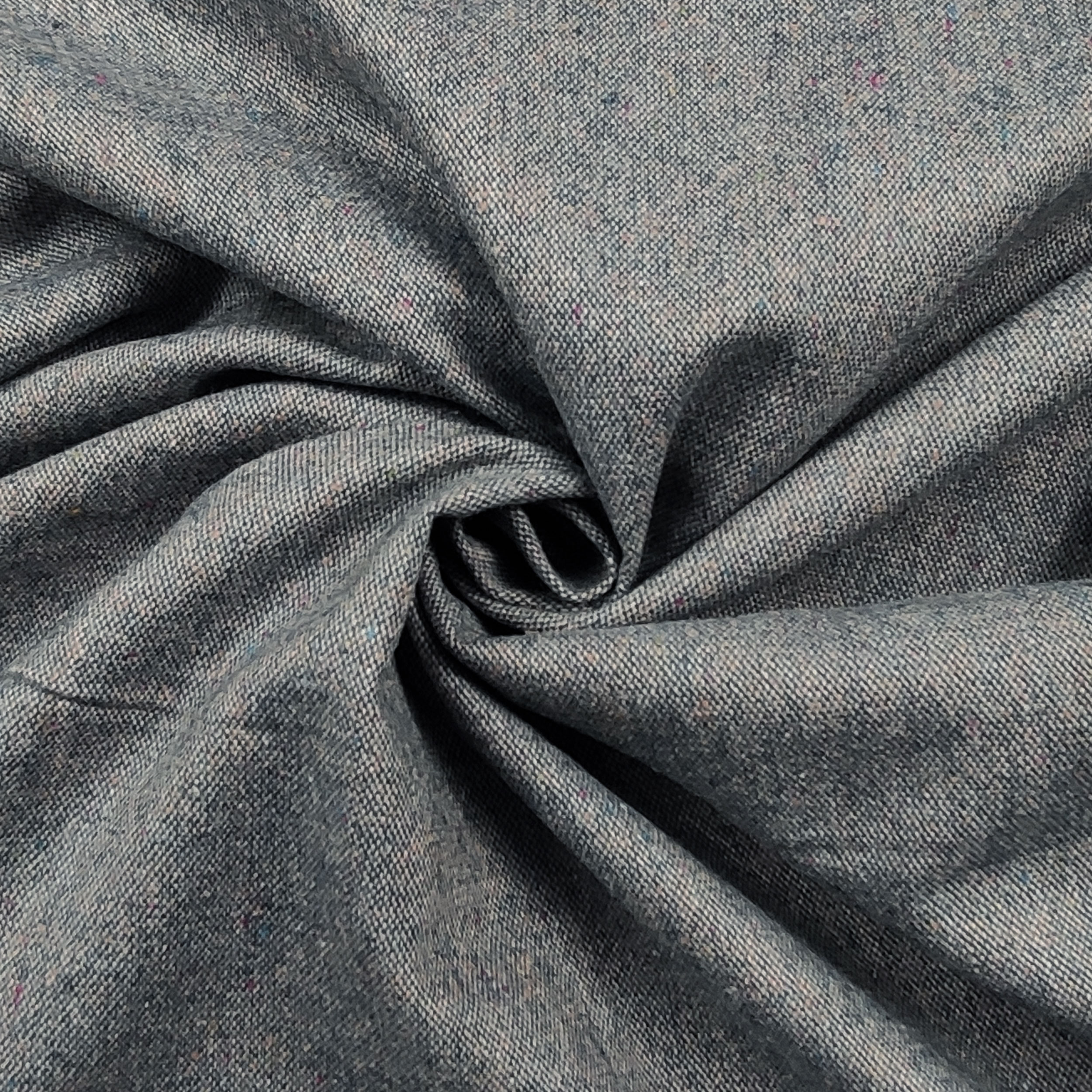 Scampolo Maglia Melange Blu