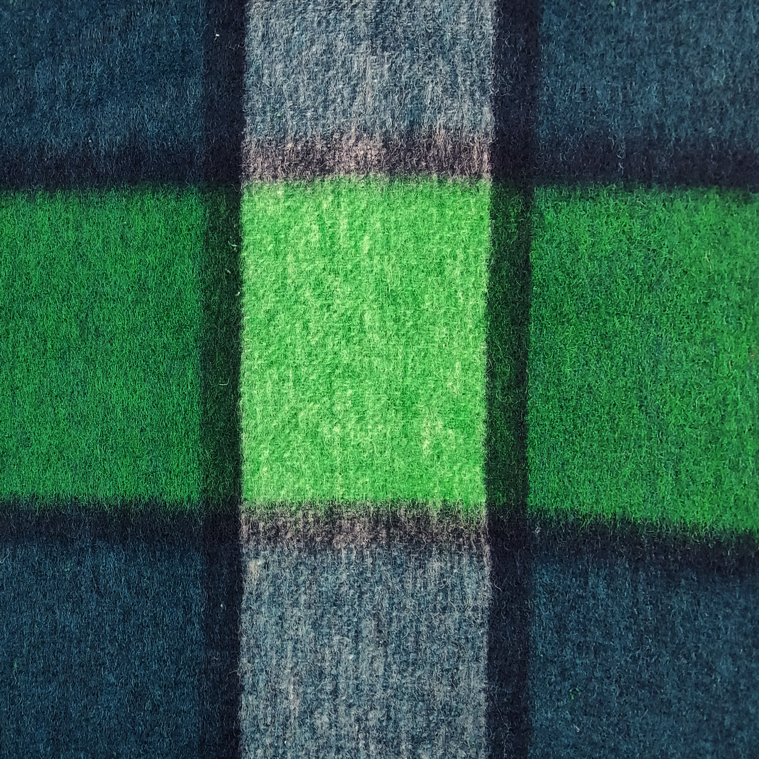 Tartan Quadrettoni Toni Blu e Smeraldo
