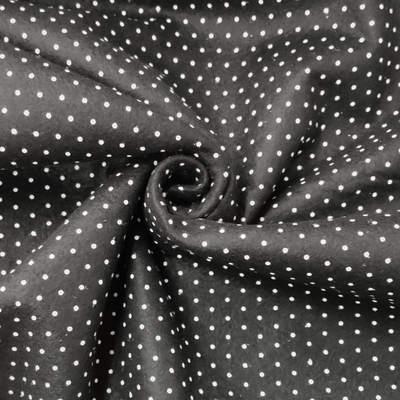 Pannolenci Nero Pois Bianchi Image