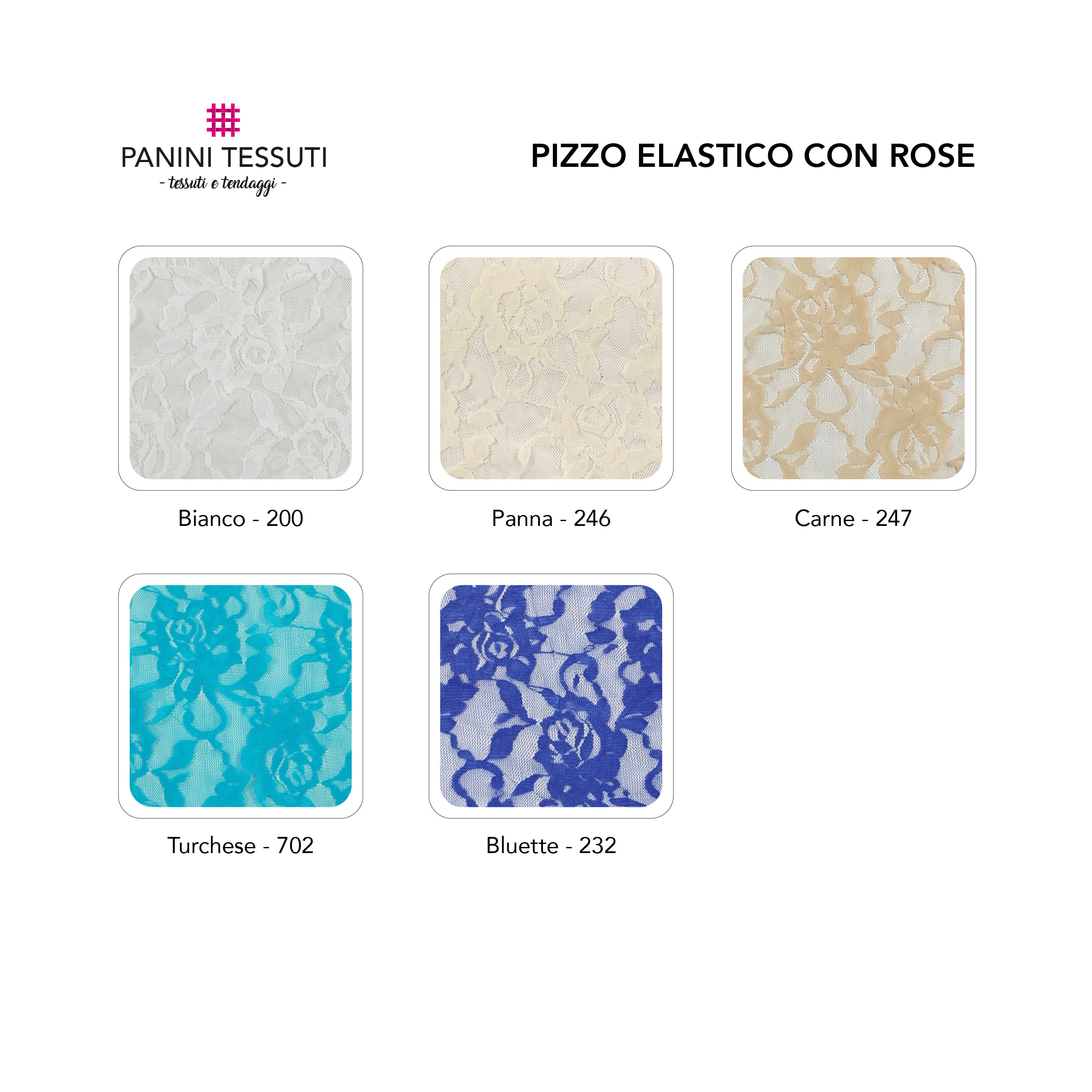 Pizzo Elastico con Rose Image