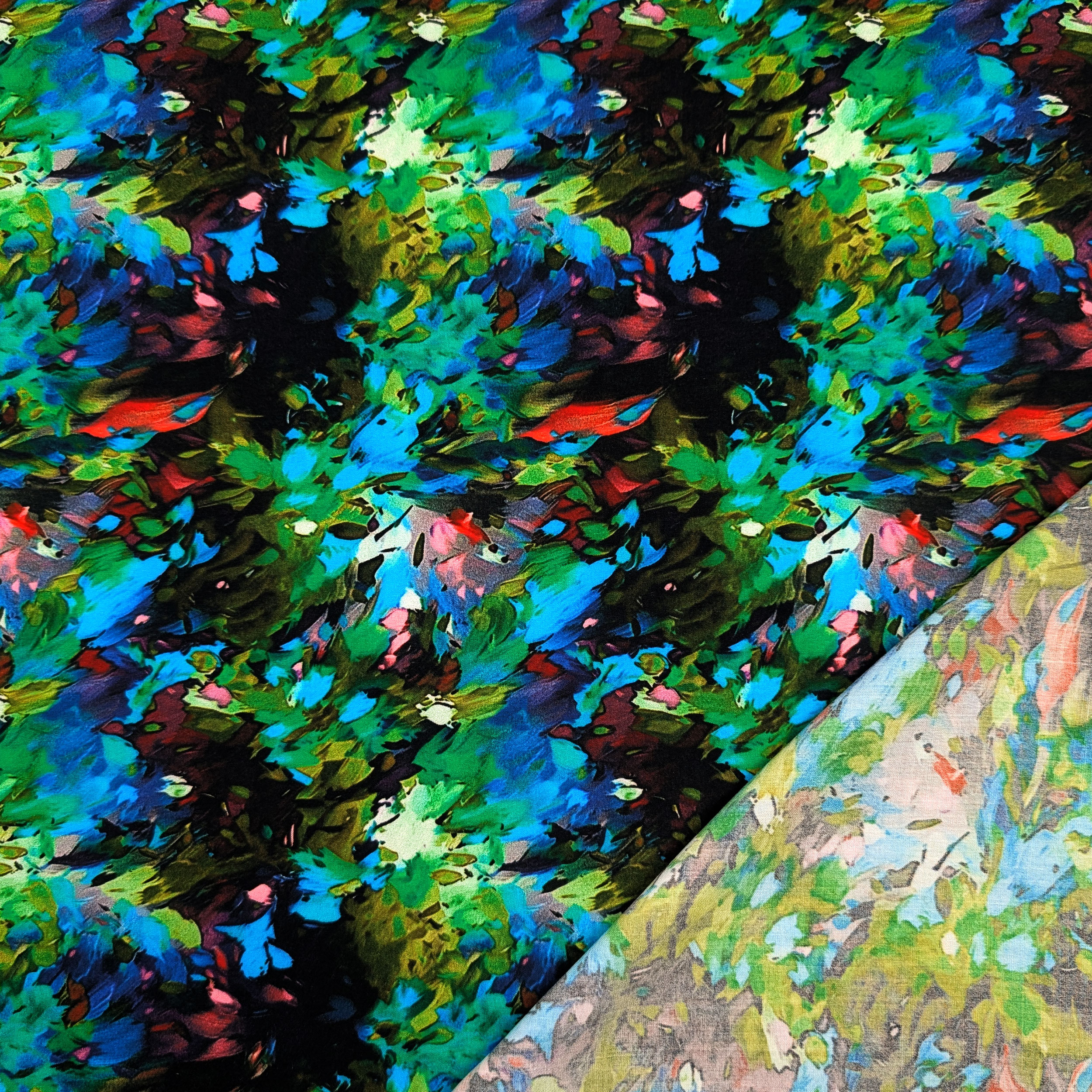 Viscosa Fantasia Astratta Colorata Image