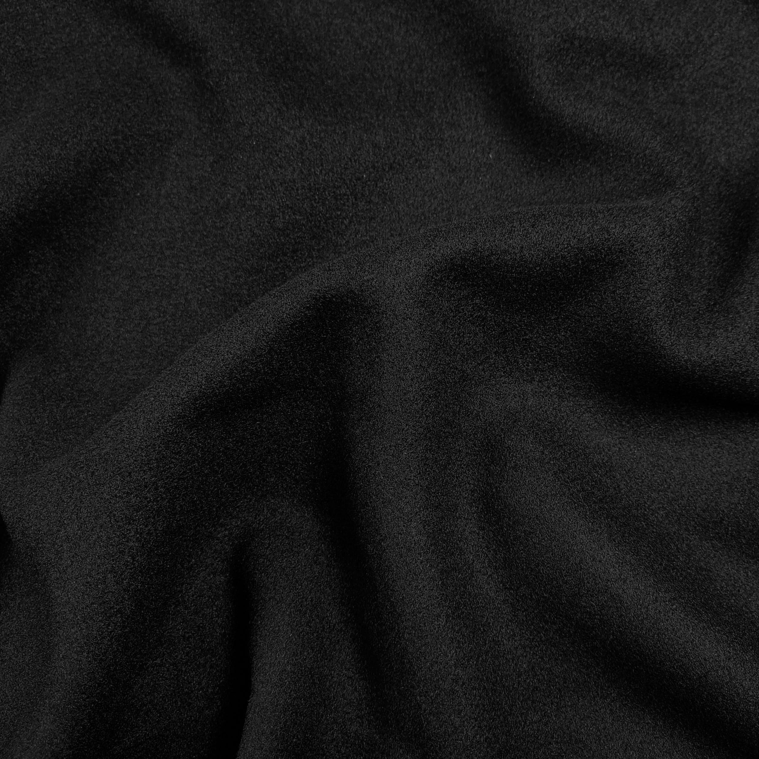 Cappotto Stretch Invernale Nero Tinta Unita 
