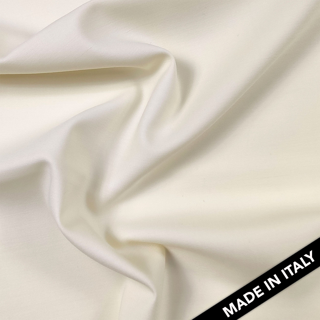Raso di Lana Elasticizzato Bianco