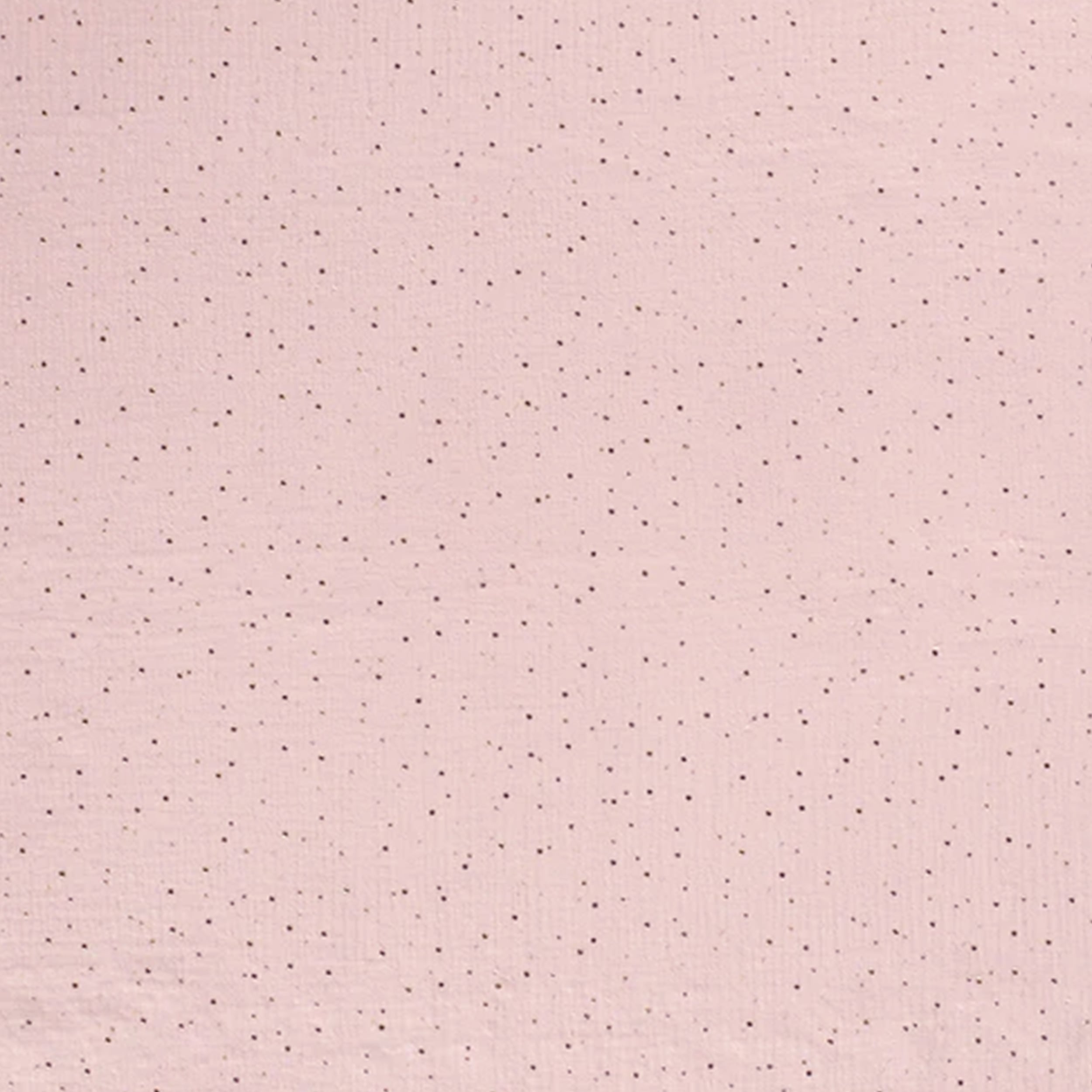 Tessuto Rosa Mussola Cotone Rosa con Pois Oro | Panini.
