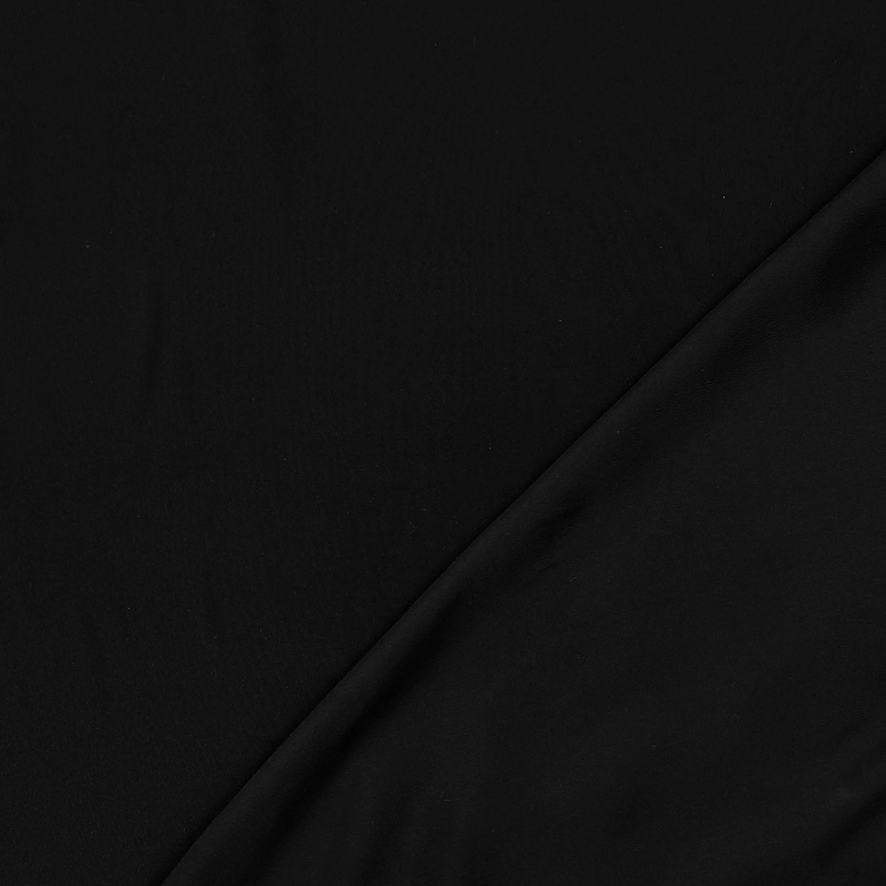 Tessuto al metro nero in pura seta