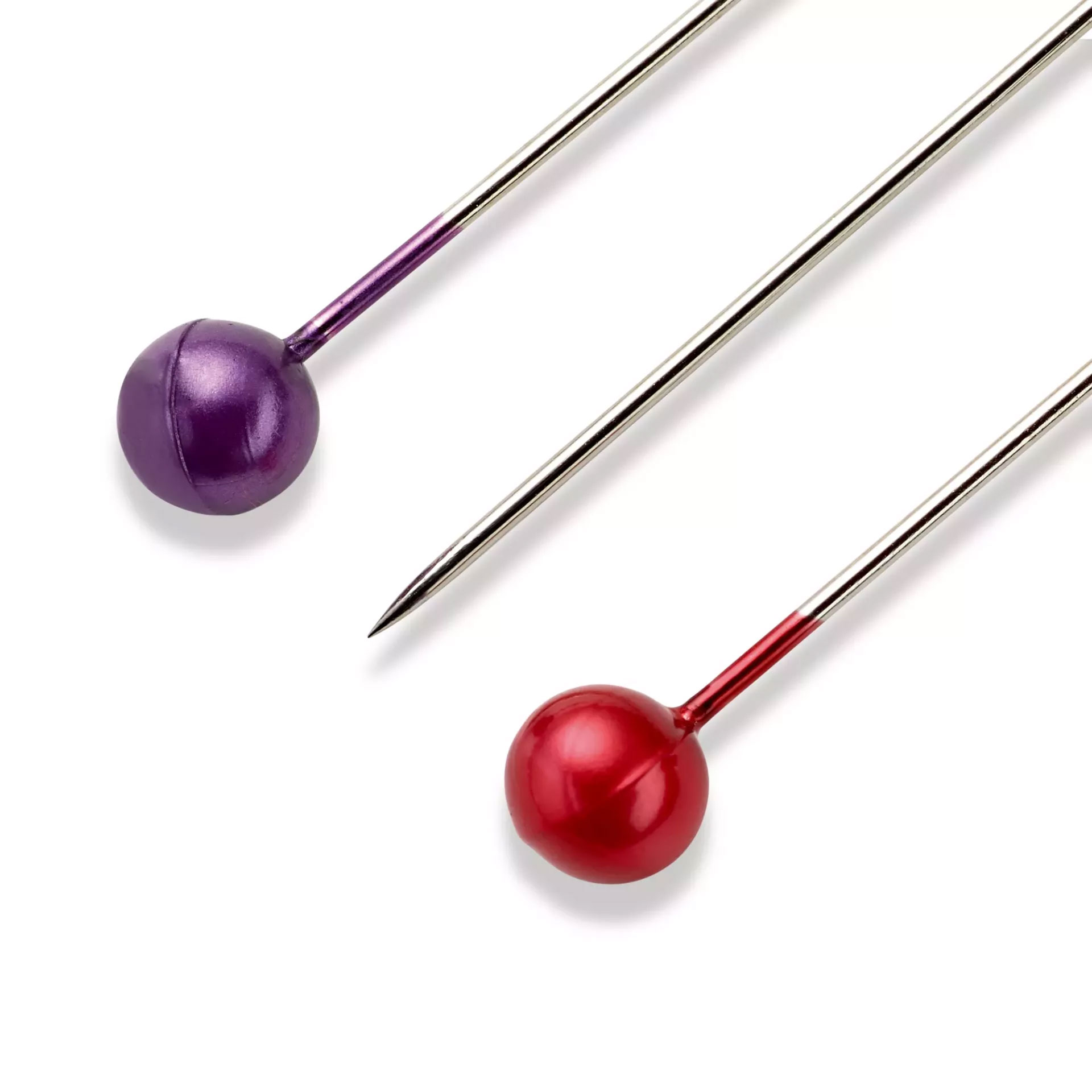 Spilli Acciaio Prym con Testa Plastica Perlata Image