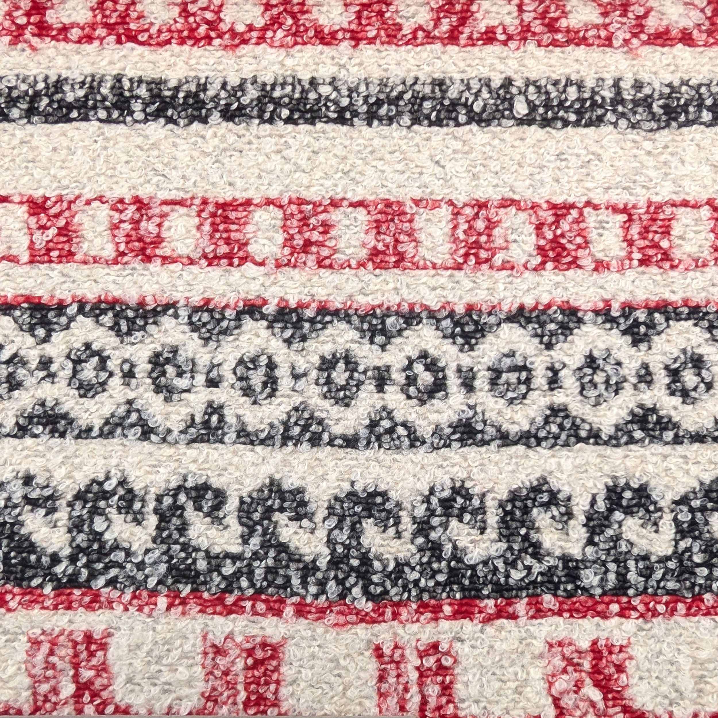 Cappotto Fantasia in Rosso Nero Image