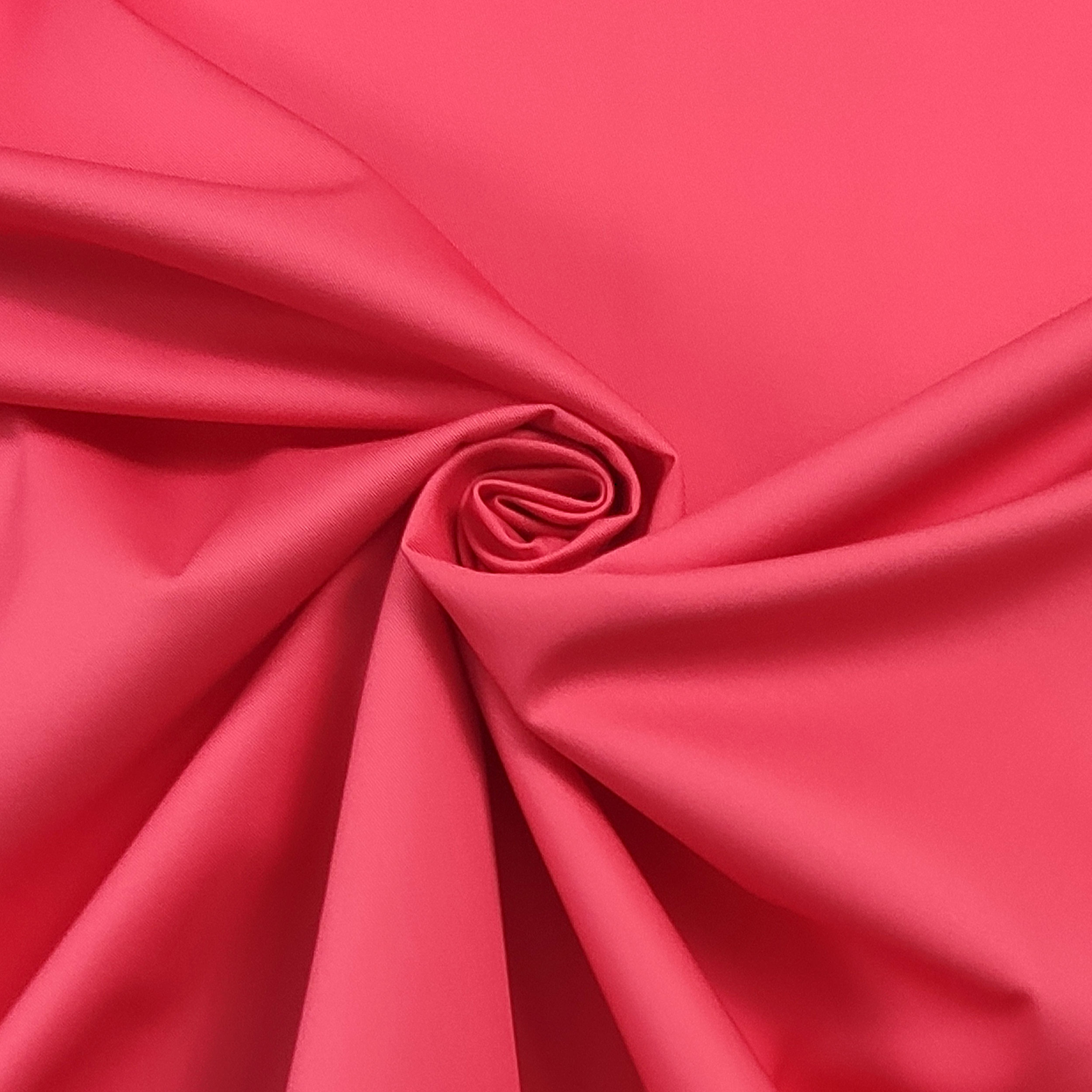 Gabardine Lux di Cotone Corallo Image