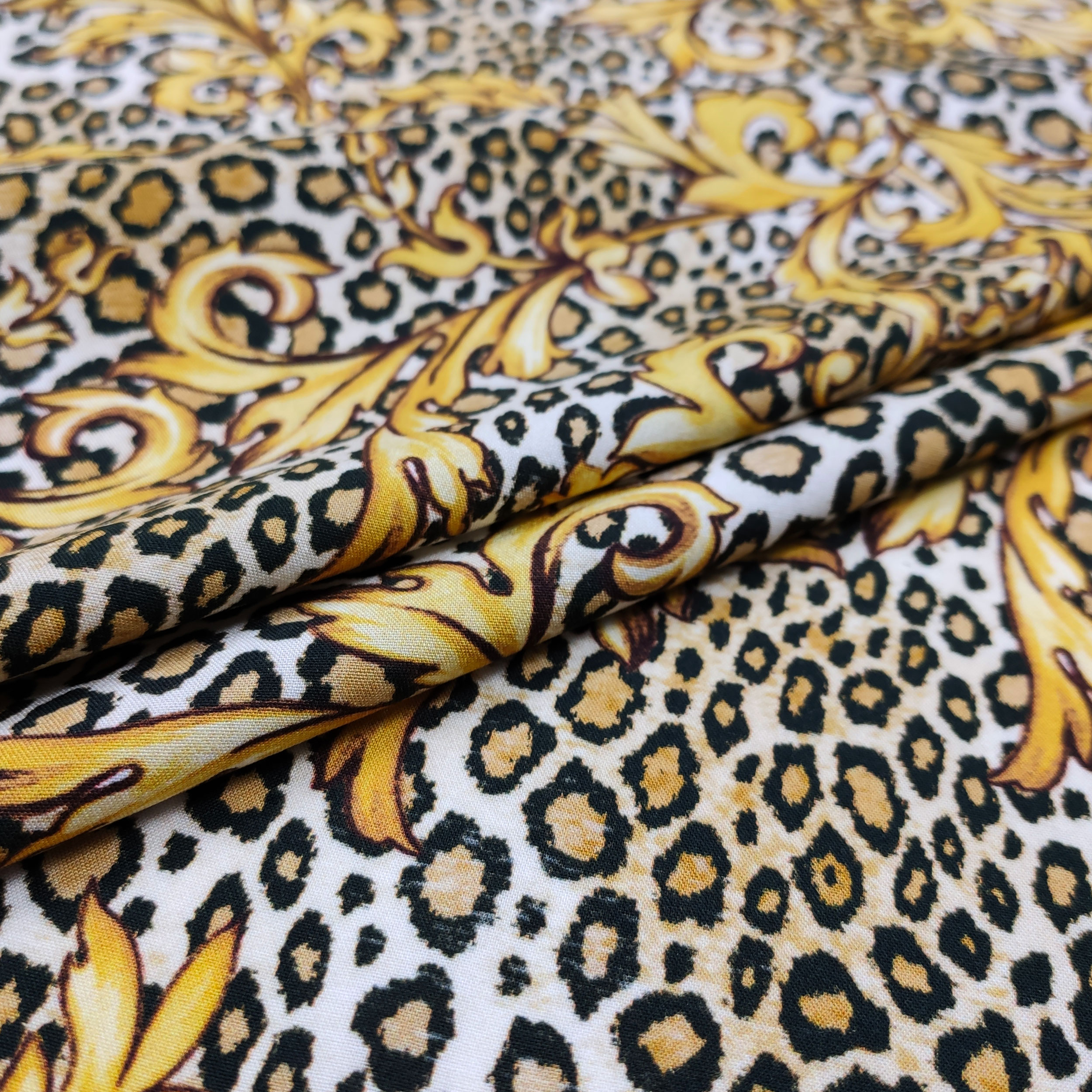 tessuto online fantasia leopardata alta moda